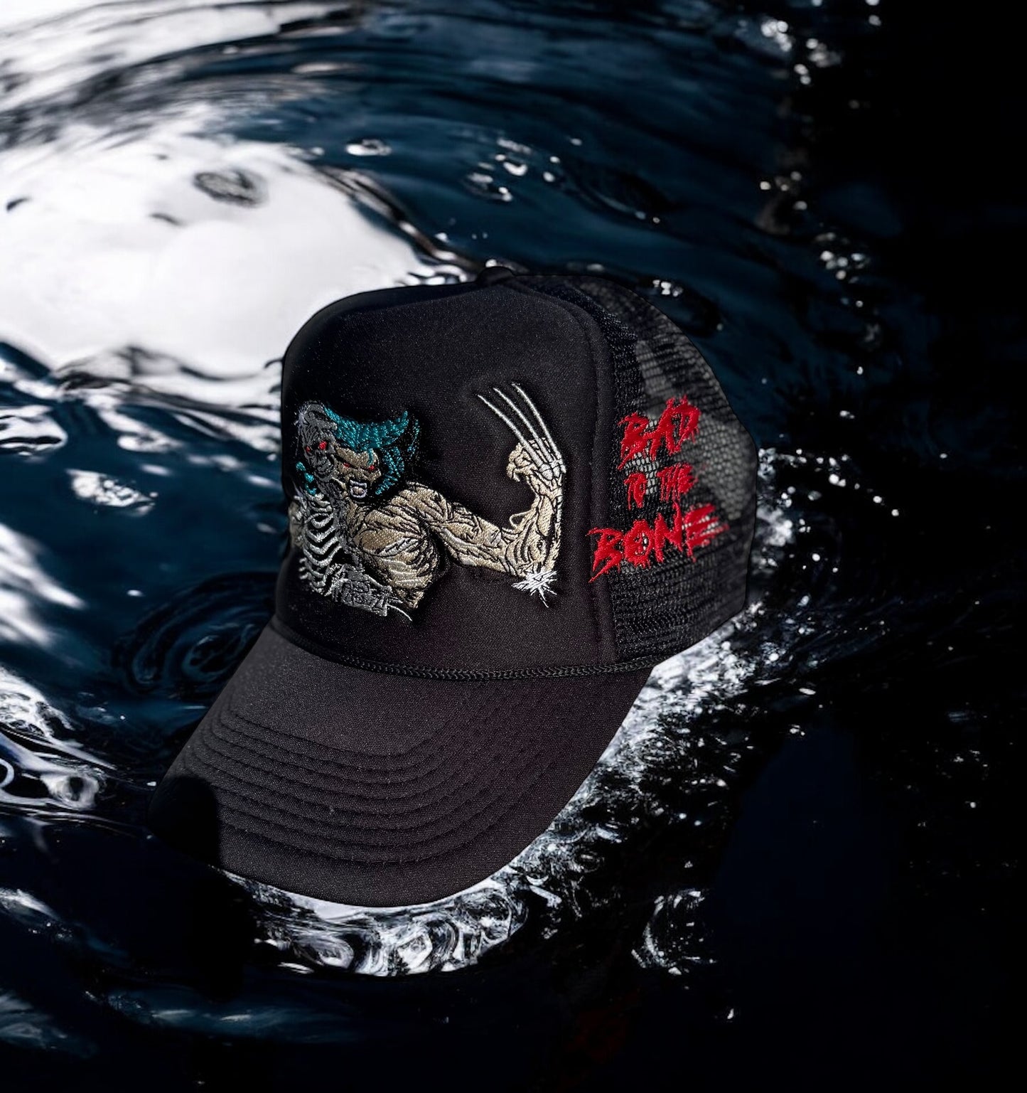 Black TRUCKER Hat - Enemy with in