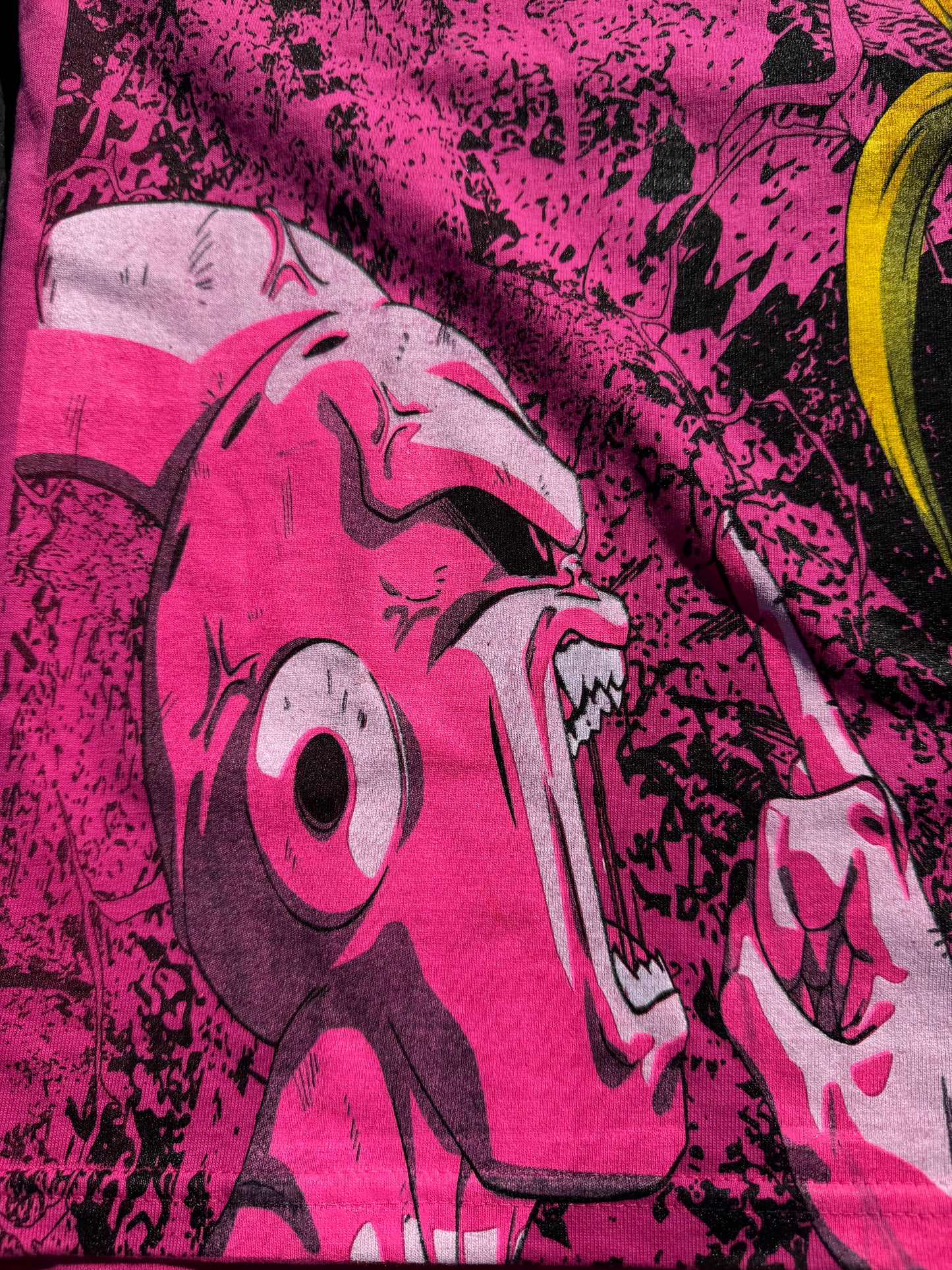 Pink - Buu Vs Goku Mega print