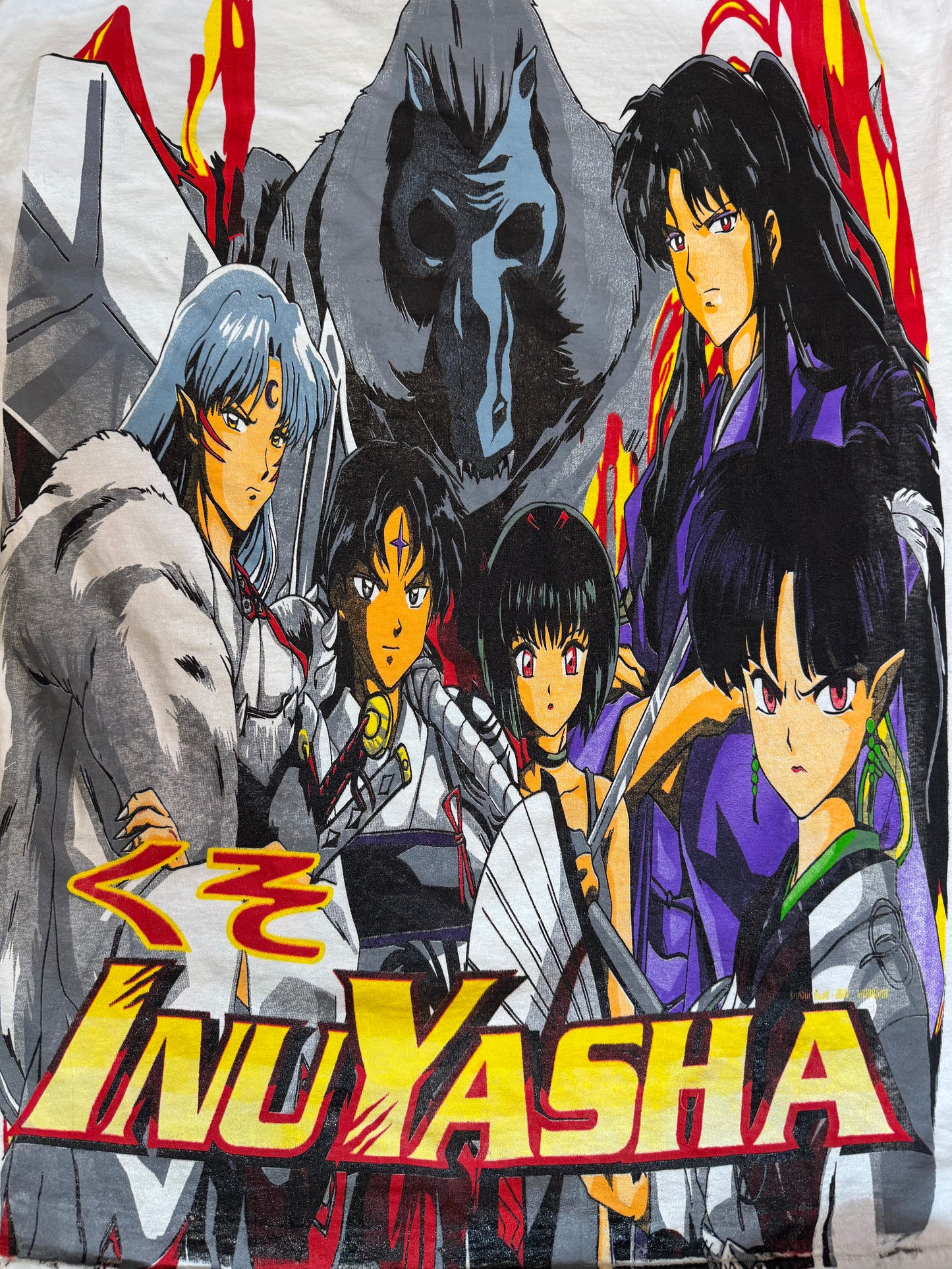 White - F Inuyasha Front - Inuyasha Group Hit Back
