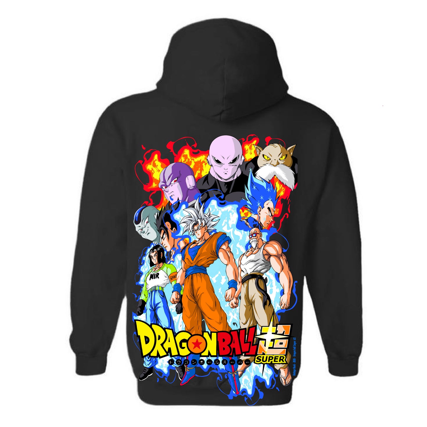 Black Hoodie - Goku vs Jiren Front - Group Hit Back