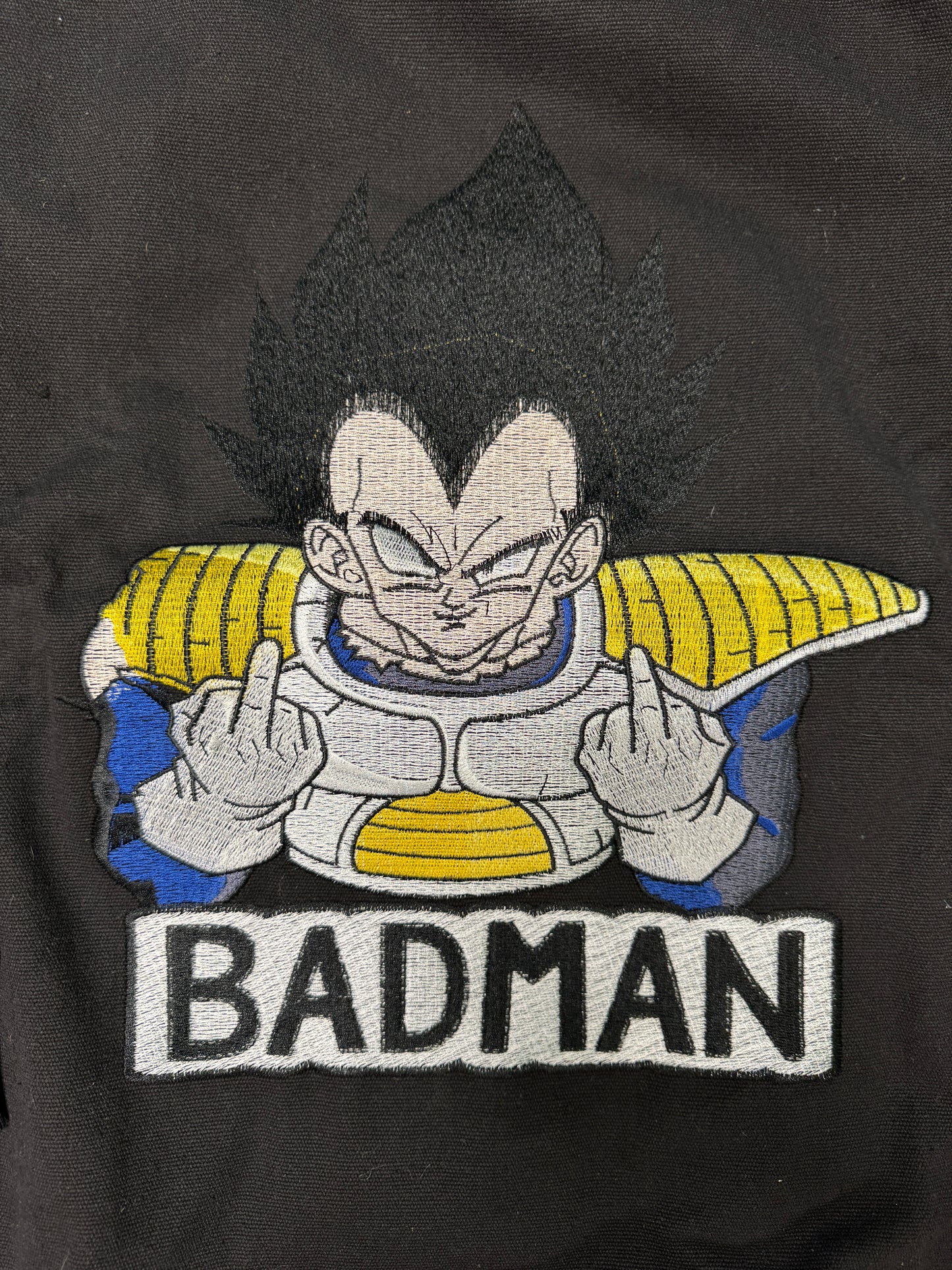 Black -Large-Badman Premium Hoodie