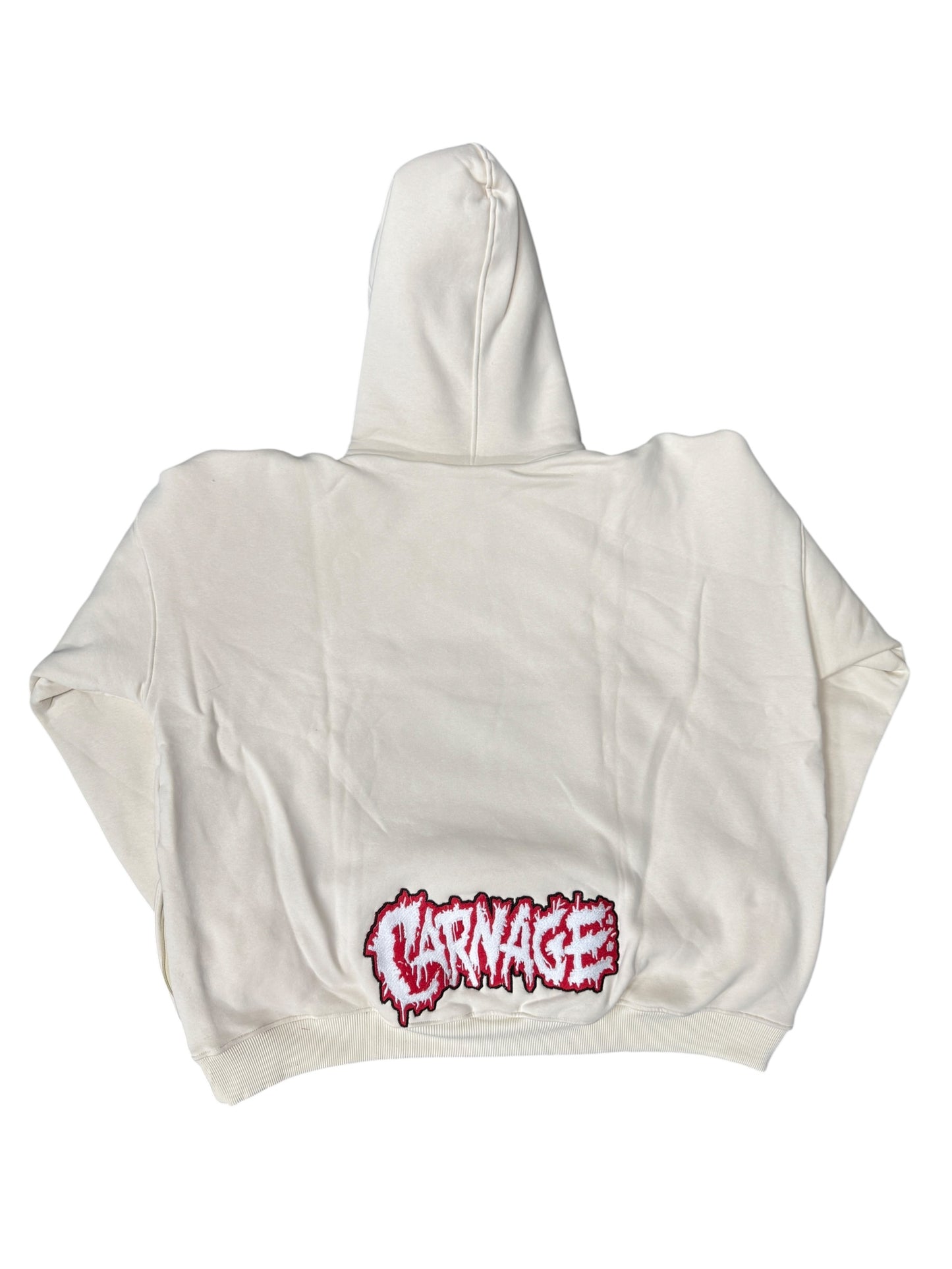 White-3XL- Carnage Hoodie