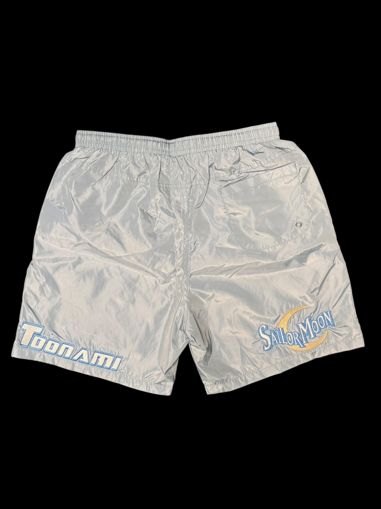 (Black Friday) Medium Large XL-Nylon Light Blue - WYWH Sailor Moon Shorts