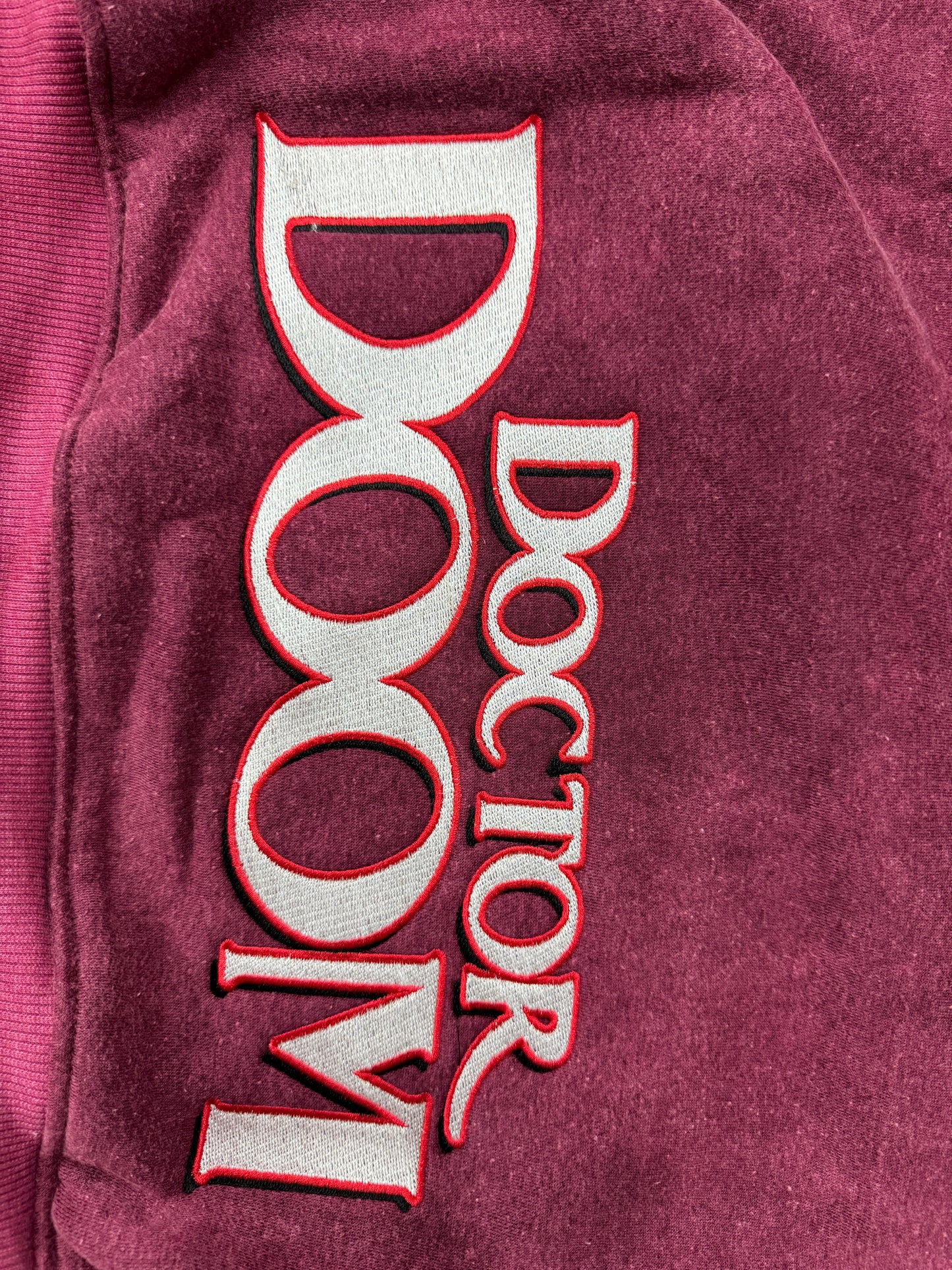 Burgundy-Large- Empire Doom Big Mask Premium Jacket