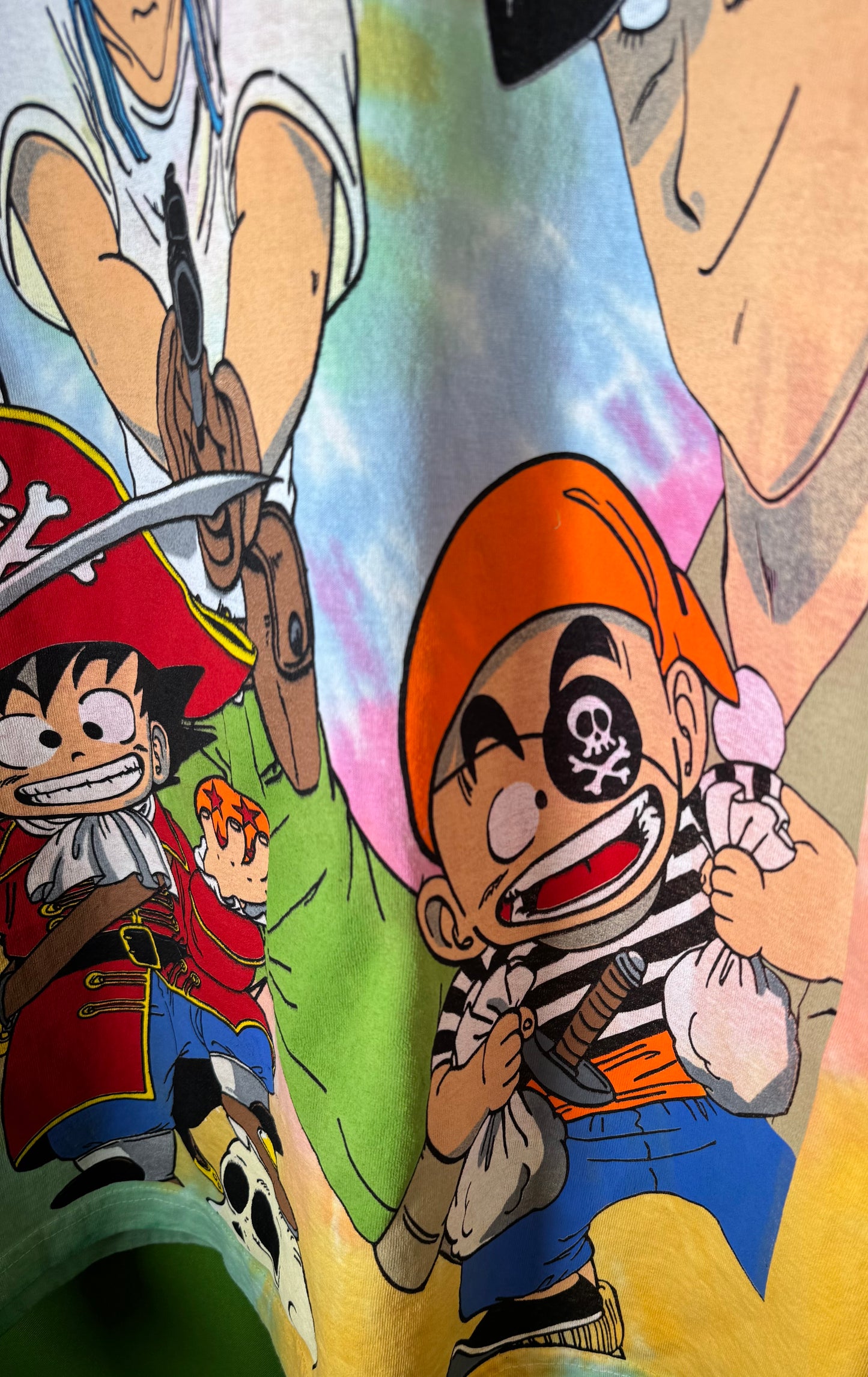 Sherbet tie dye - Pirates front - Muscle Tower Back