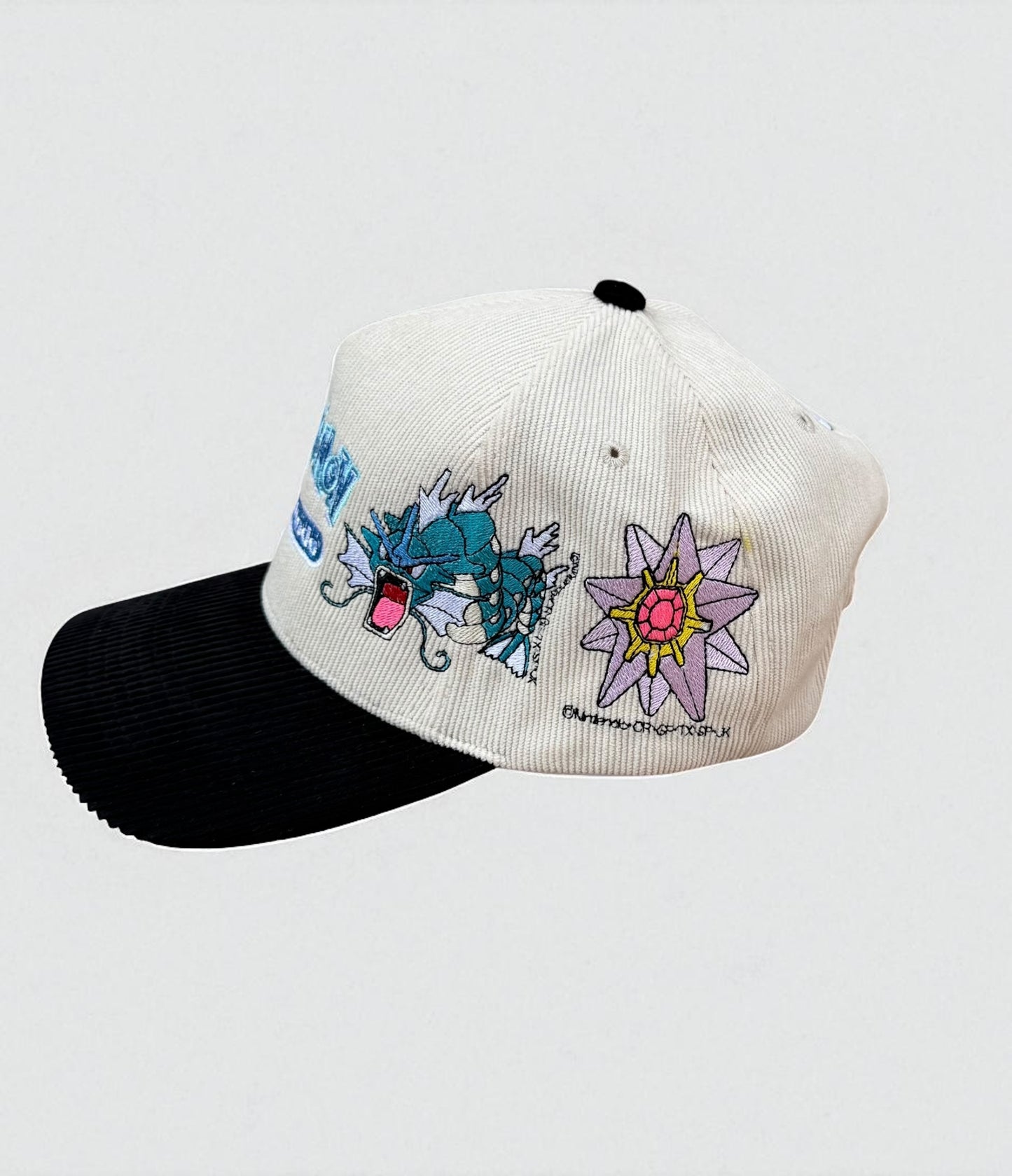 White & Black Corduroy - WATER Hat