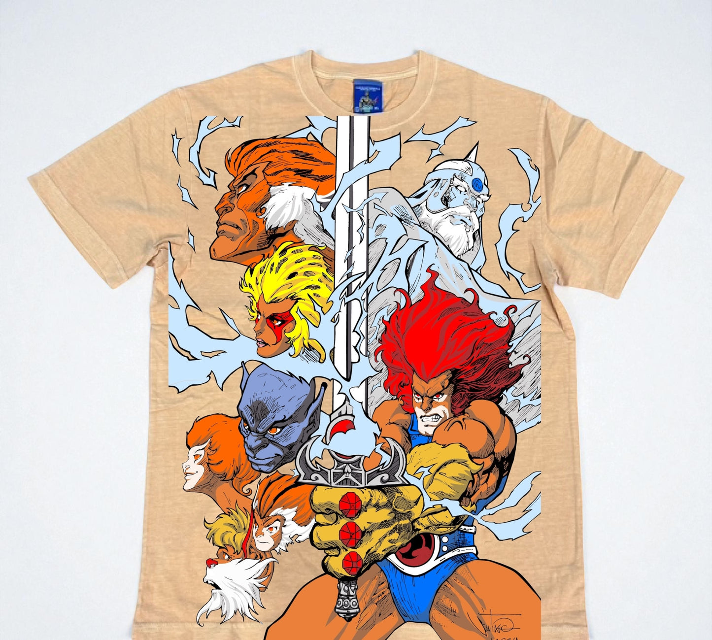 light Tan  - Thunder cats HO Front &! Lionel back