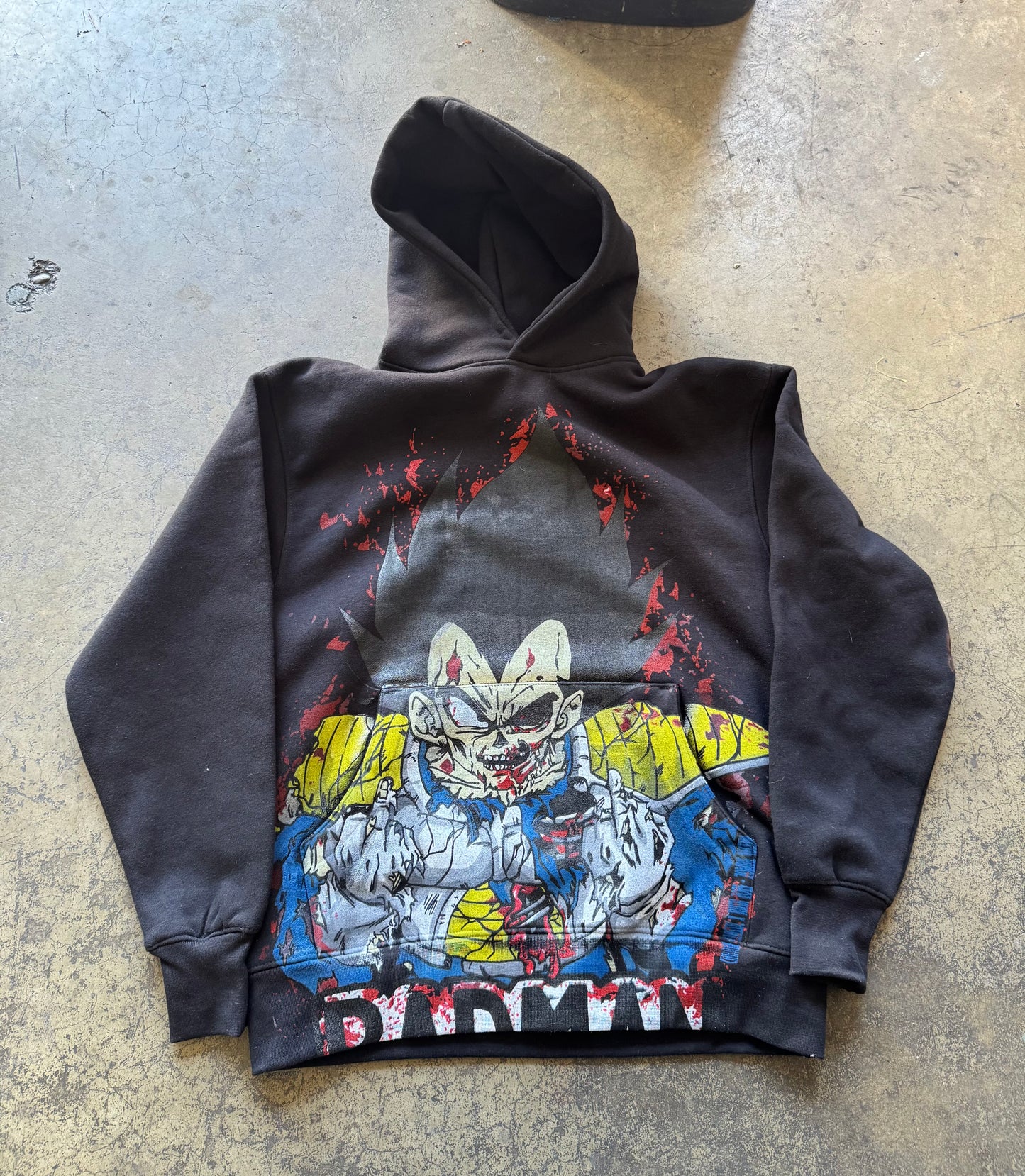 Black HOODIE - Zombie Vegeta