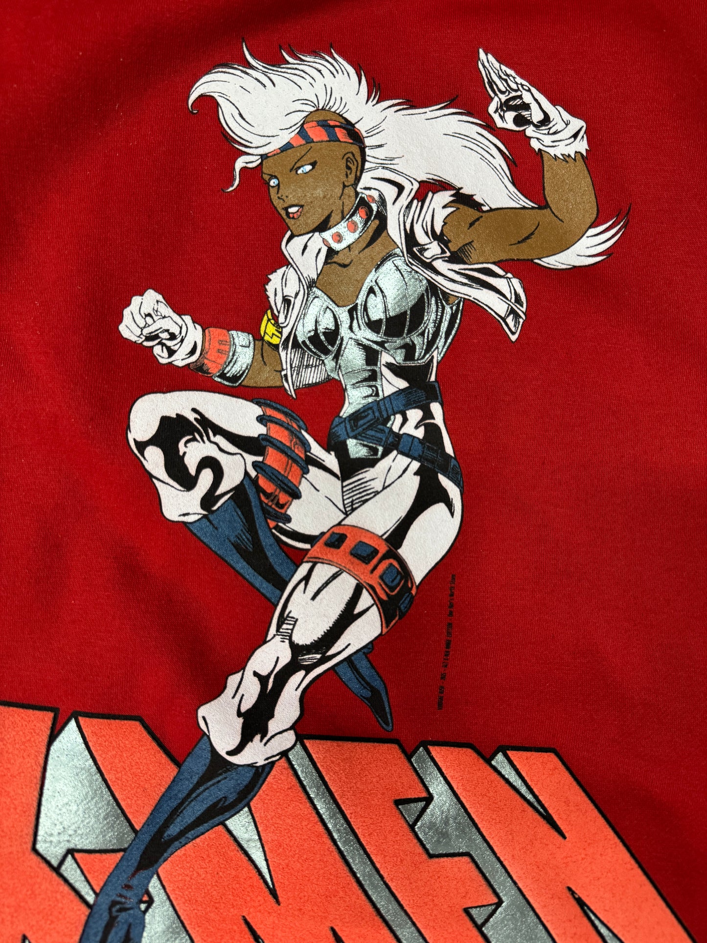 Red-Medium-X-Men Hoodie featuring Storm