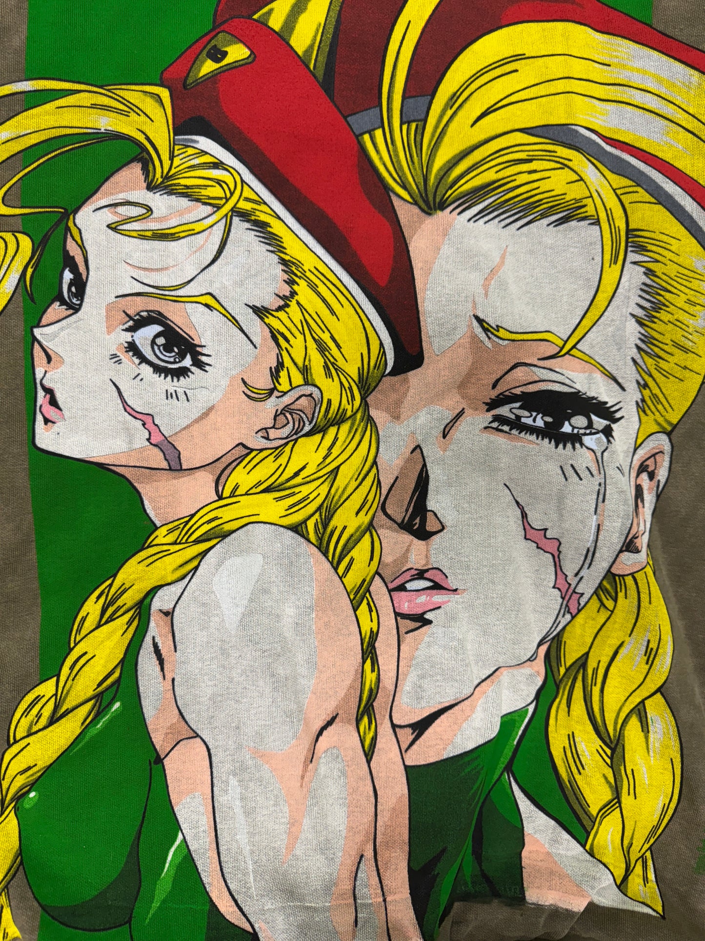 Olive-Large, Extra Large Cammy hoodie