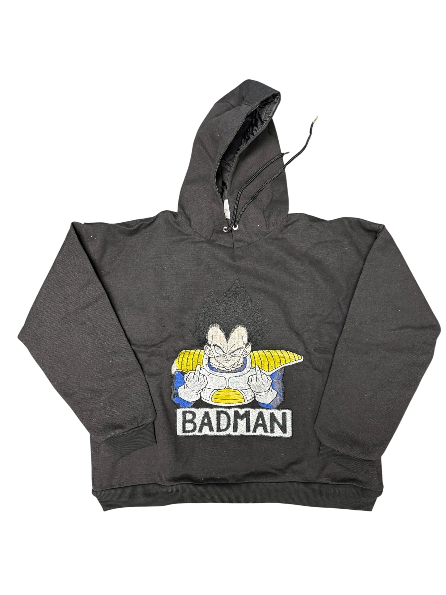 Black -Large-Badman Premium Hoodie