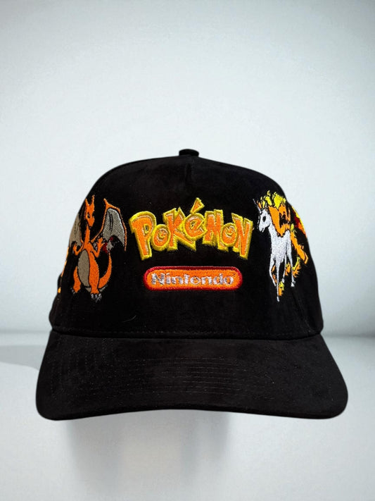 Black suede - FIRE POKEMON HAT