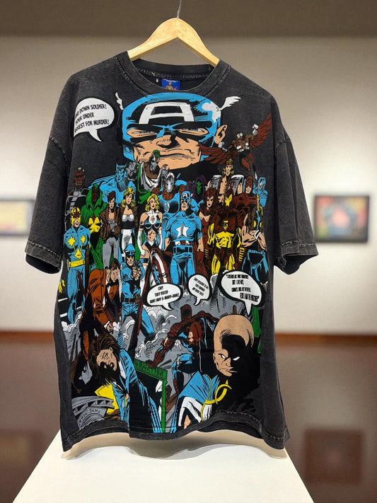 Acid wash - Stand Down Solider Front & What If Back