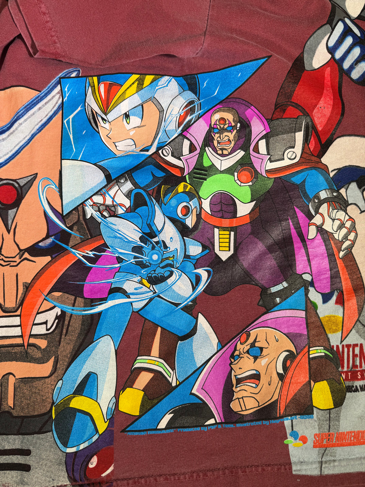 Faded Red - Megaman X - 360 Shirt