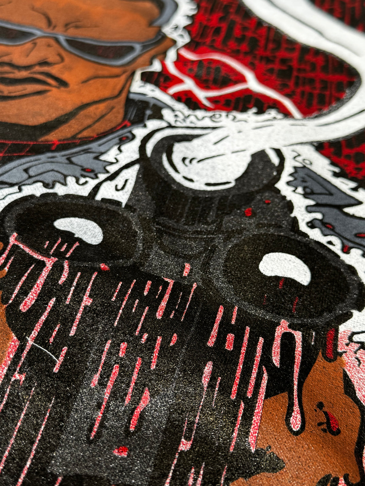Black - Bloody Rain Blade Front - Thunder Rain Blade Back