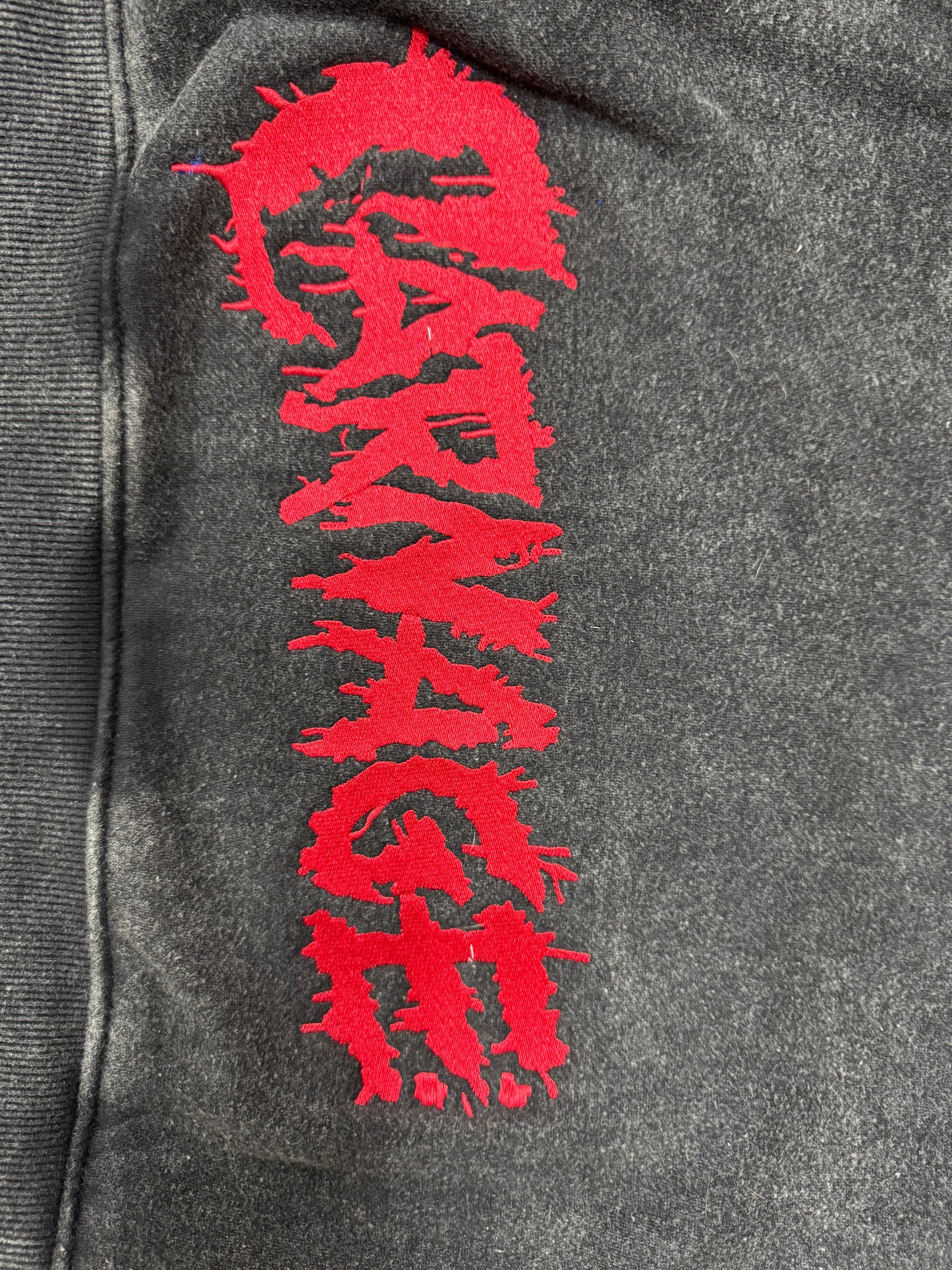 Black Acid Wash-Medium- Carnage Hoodie