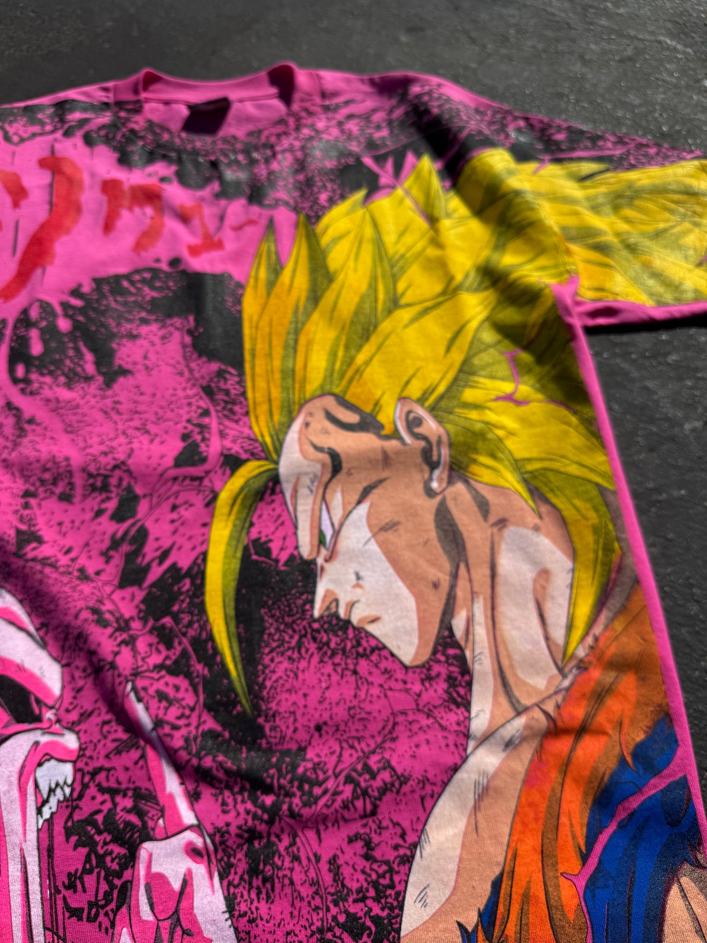 Pink - Buu Vs Goku Mega print