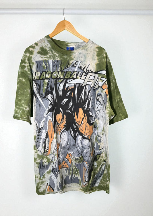 Green tie dye - AF Dragon Front & Moon Back