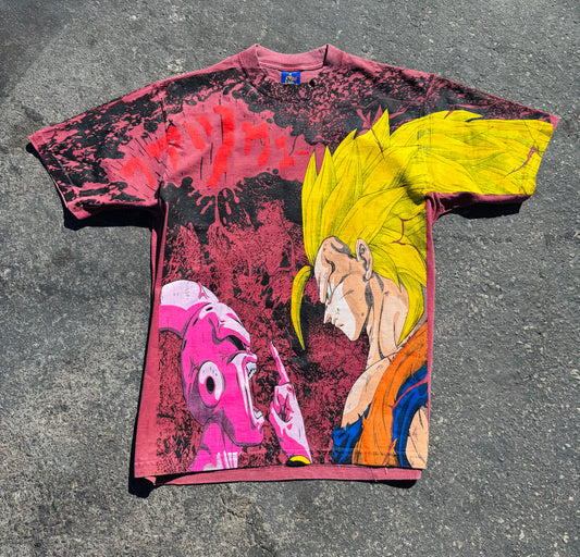 Faded Red - Buu Vs Goku Mega print