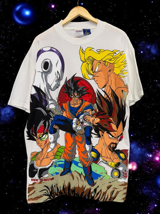 Vintage White tag - Vegeta’s Death Front & Fathers Brawl Back