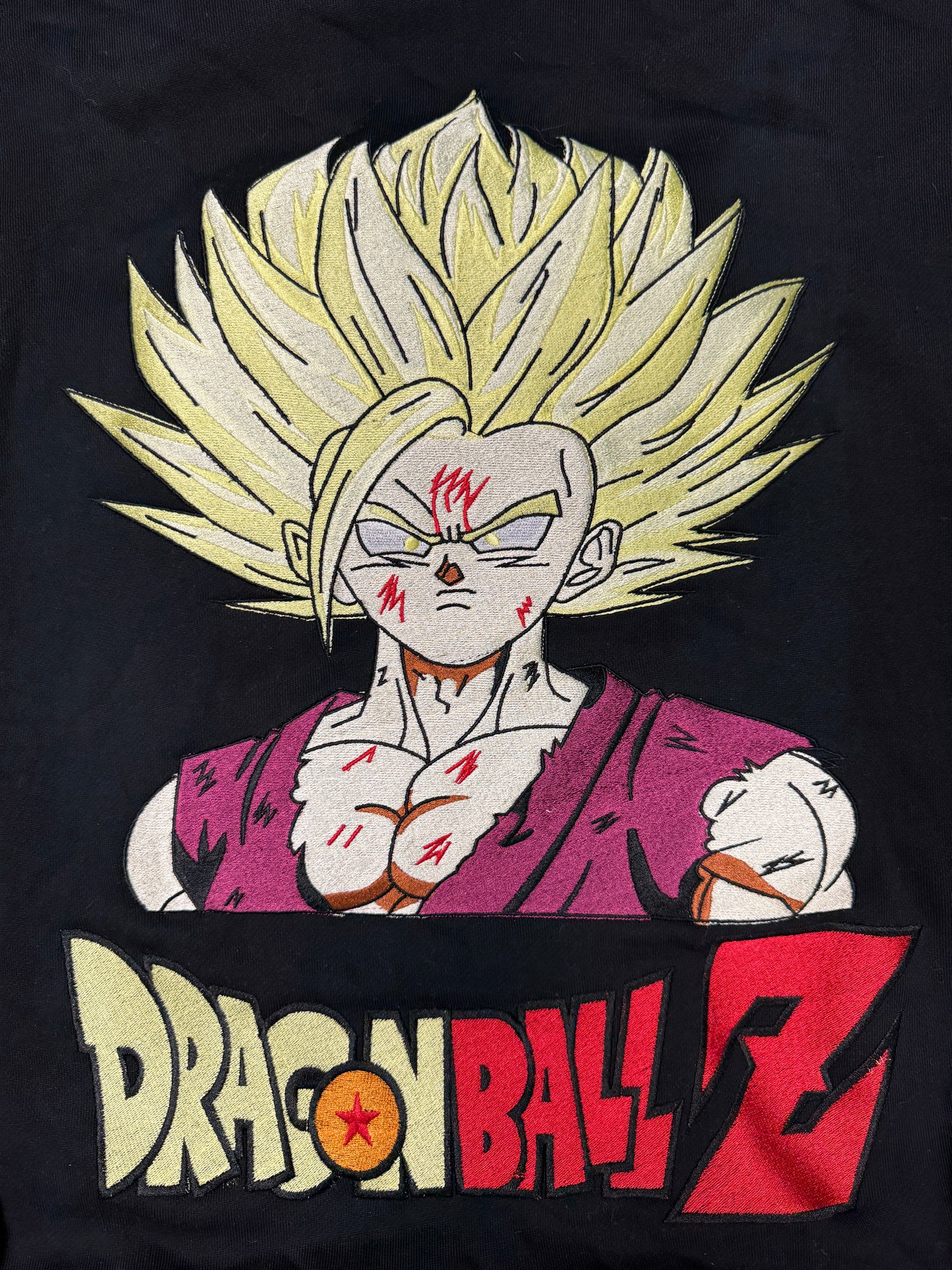 Black-XL-Angry Gohan Premium Hoodie