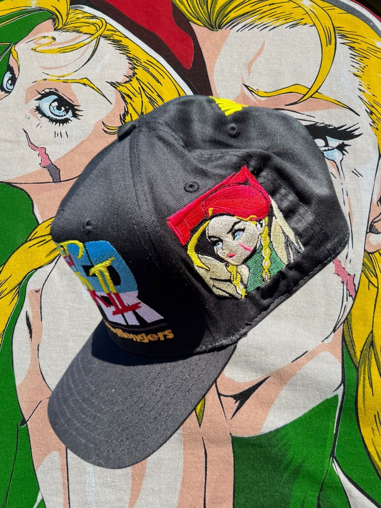 Black - Street Fighter New Challengers Cammy hat