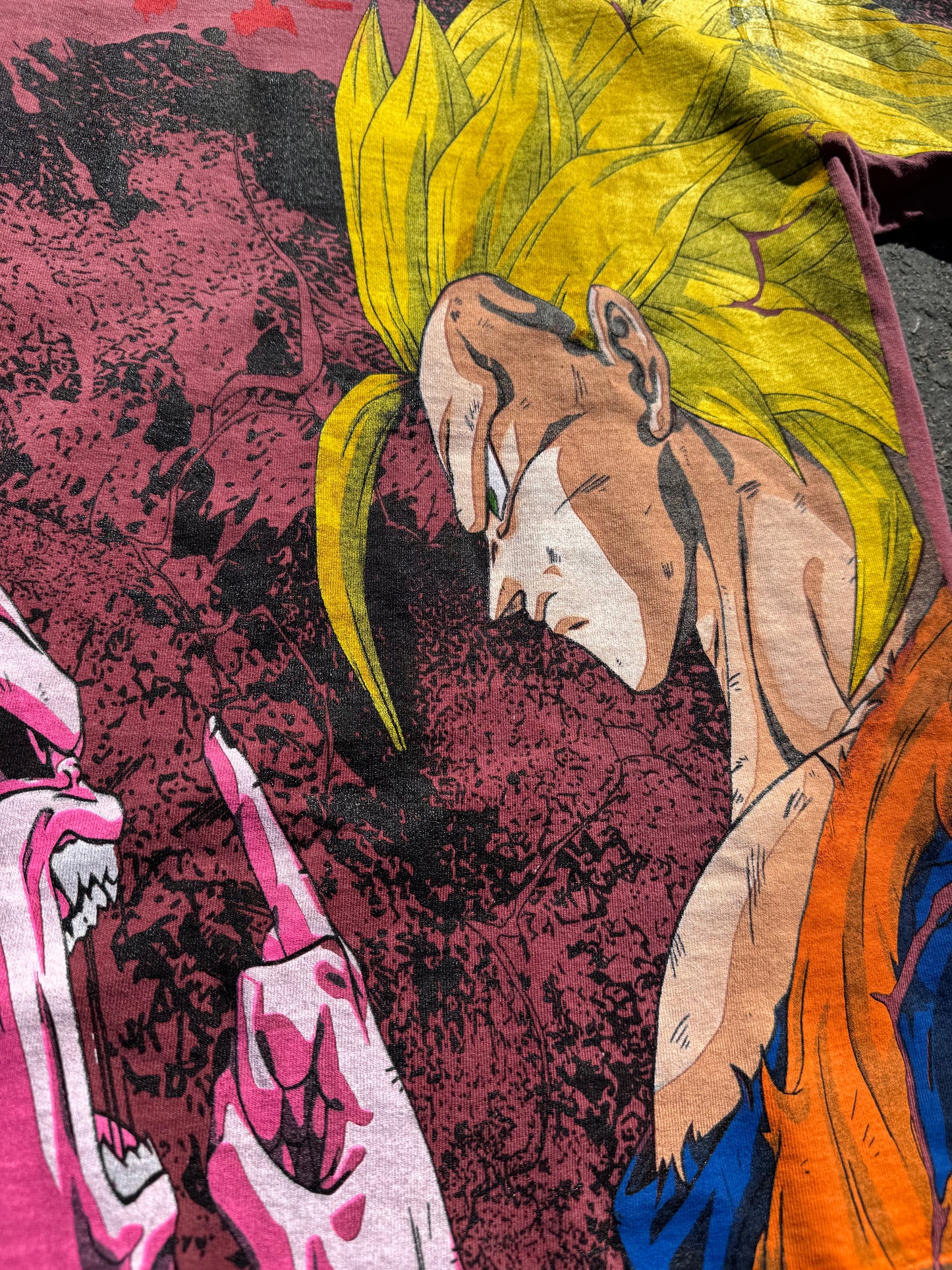 Faded Red - Buu Vs Goku Mega print