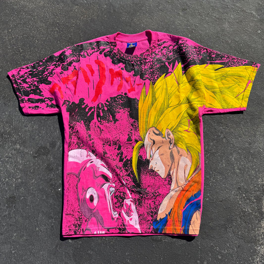 Pink - Buu Vs Goku Mega print