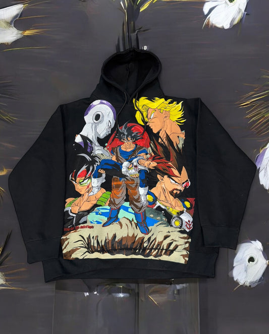 HOODIE - Vegeta death  Front & fathers Brawl back