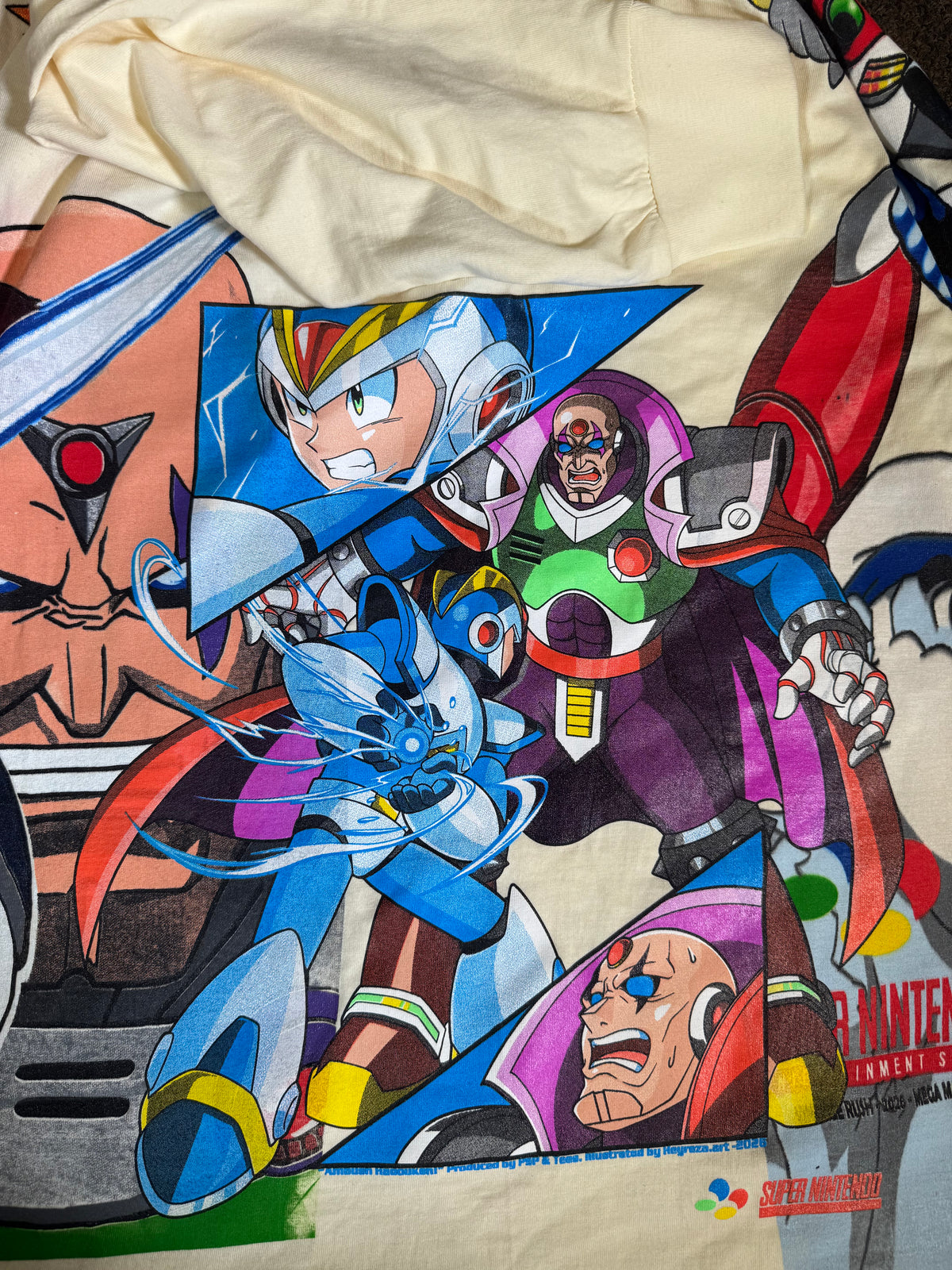 Cream Longsleeve - Megaman X - 360 Shirt