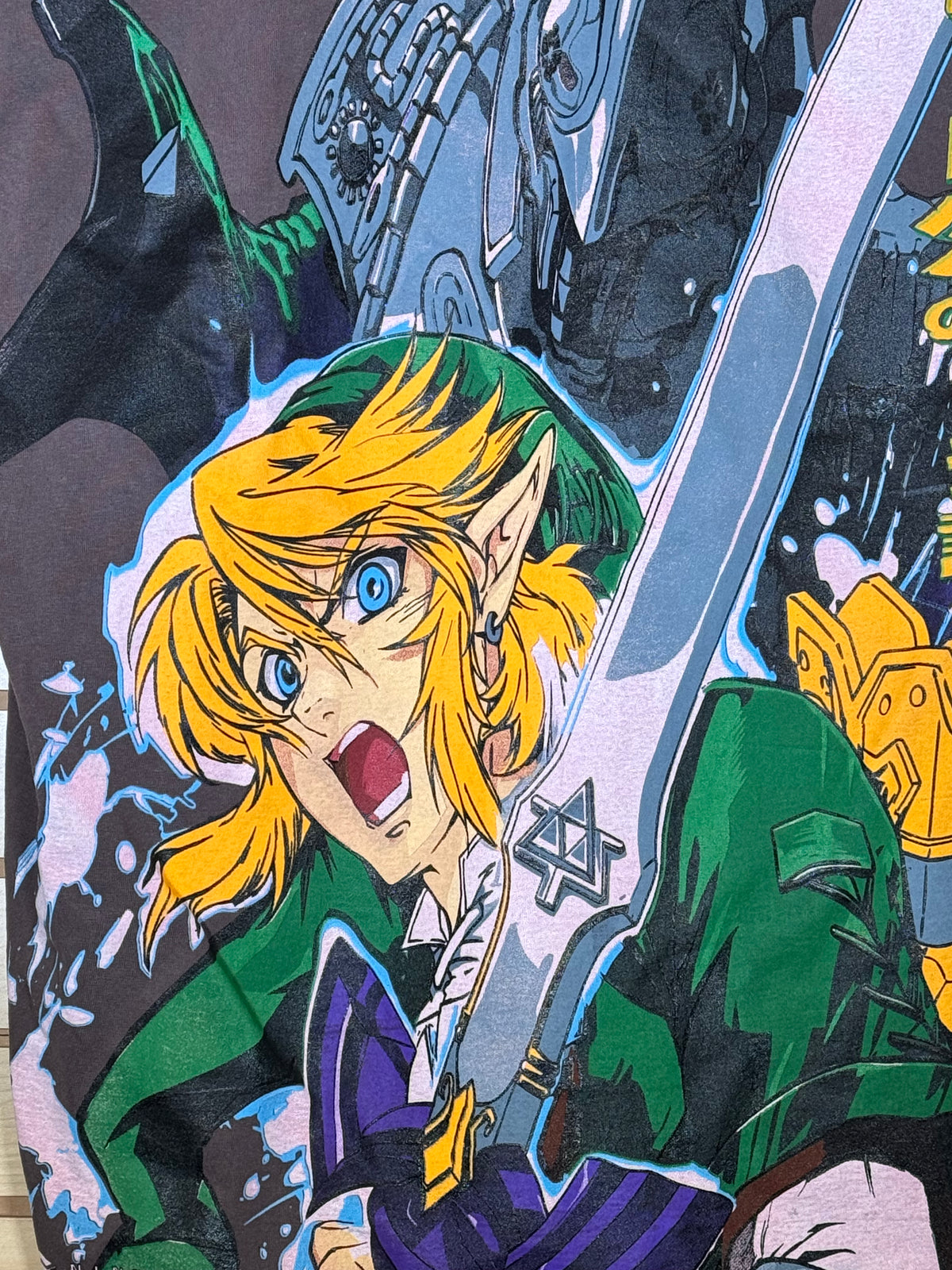 Brown - Links Front - Master Sword Back - Shirt