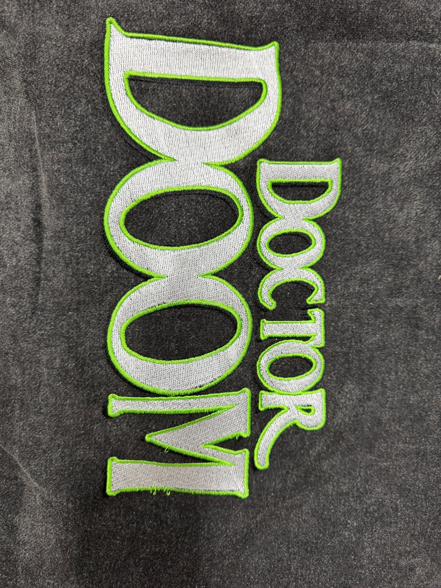 Black Acid Wash-medium,2XL- Doctor Doom Premium Jacket