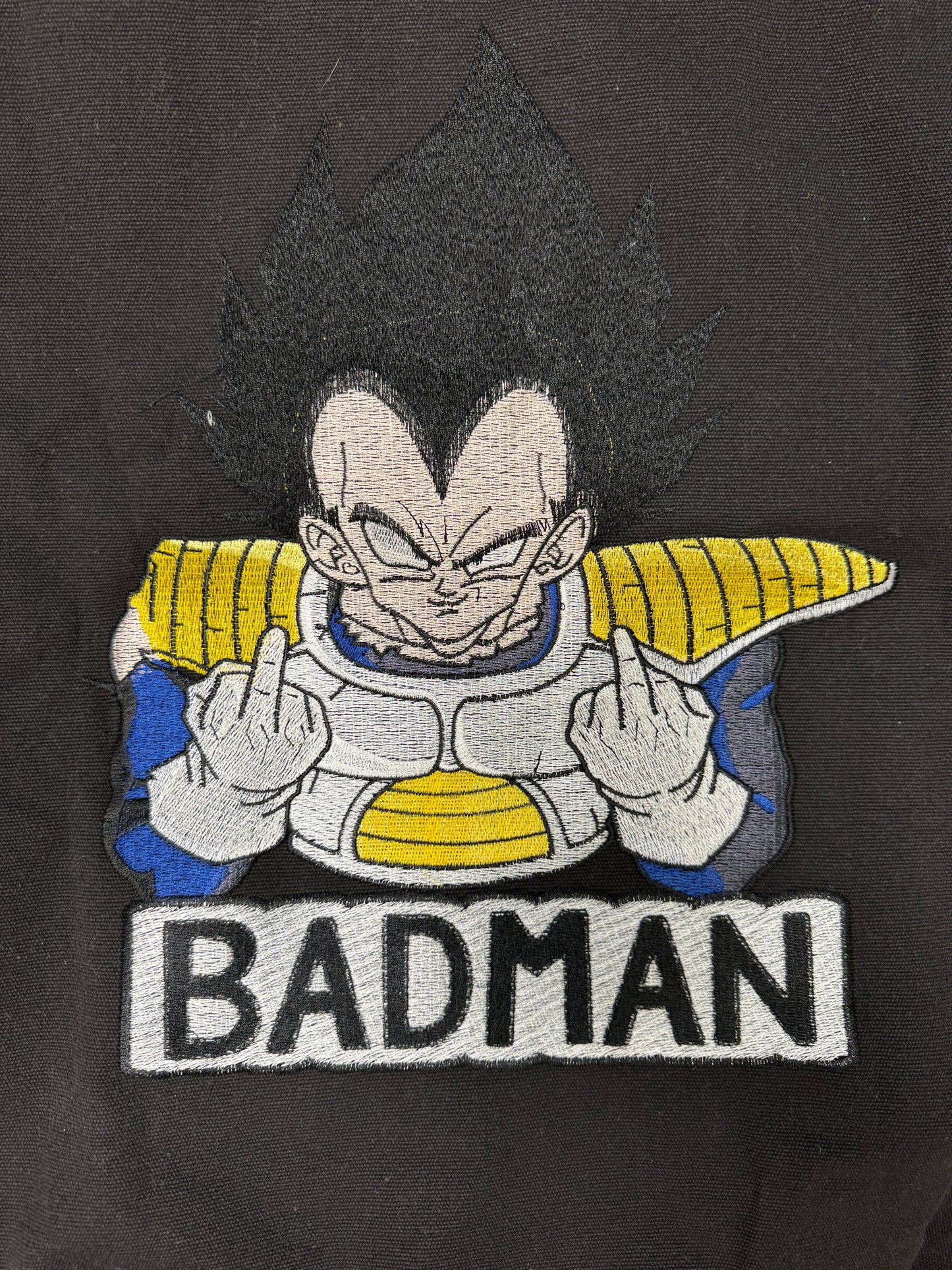 Black -Large-Badman Premium Hoodie