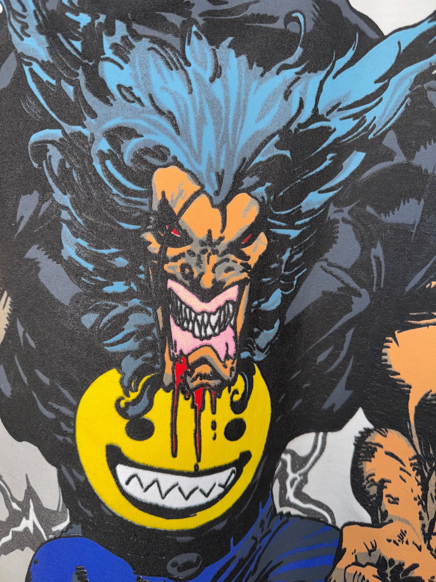 White- Big head Wolverine front & Back Berserker Smile Wolverine