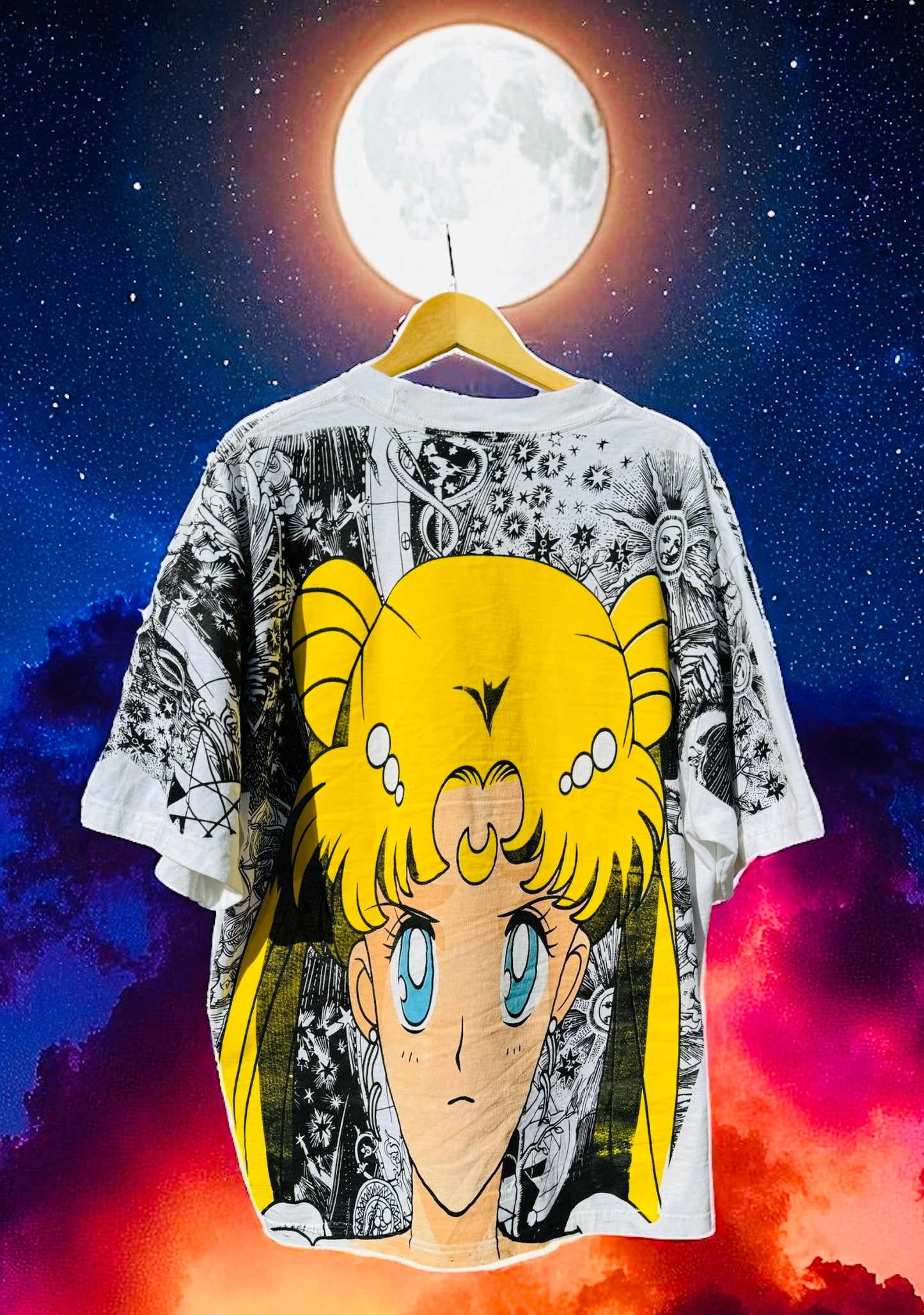 White Sailor MOON - MEGA Print