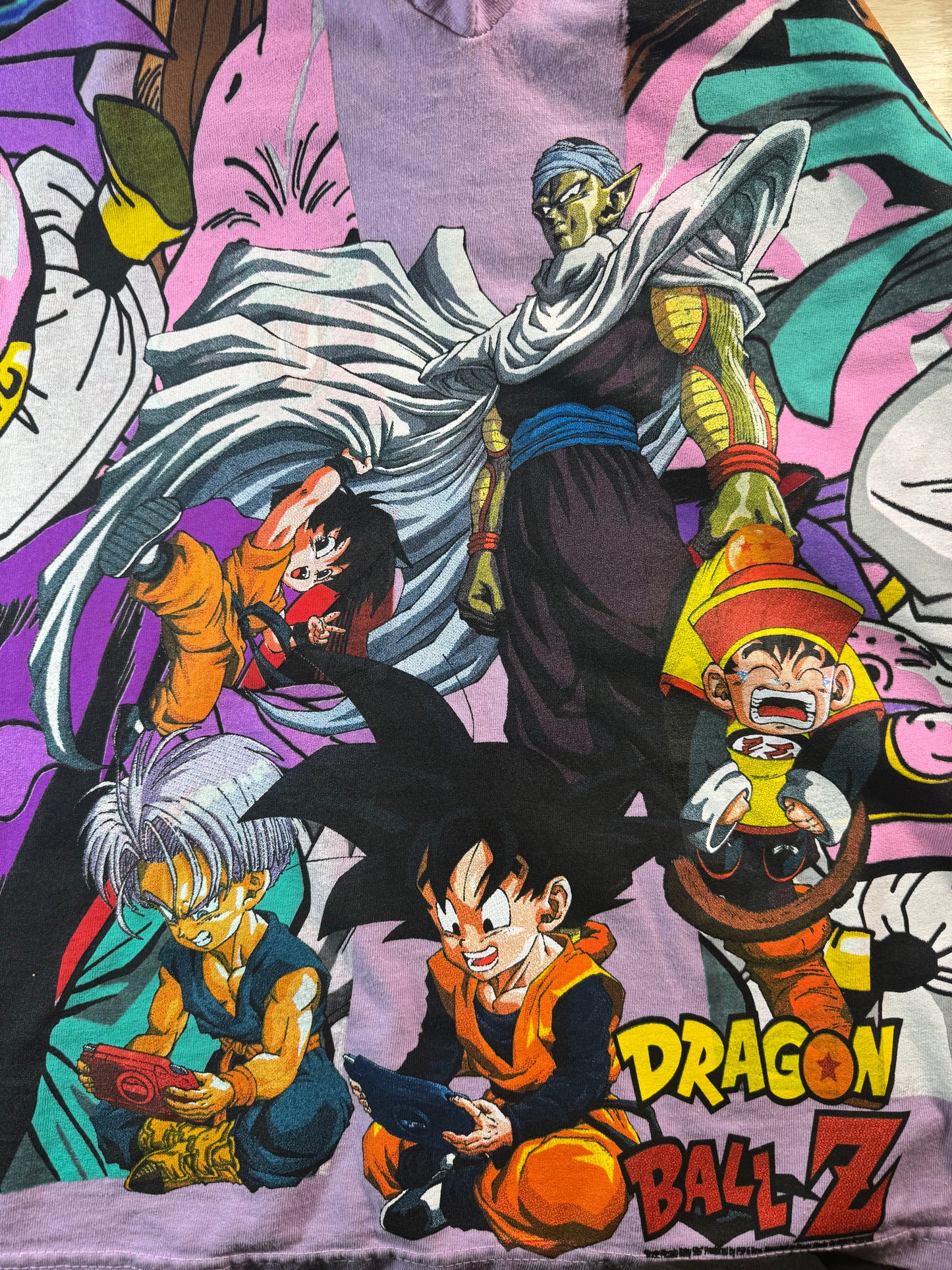 Lilac - Gotenks Front - Gohan Back - Uncle Piccolo Babysits Sides - 360 Shirt