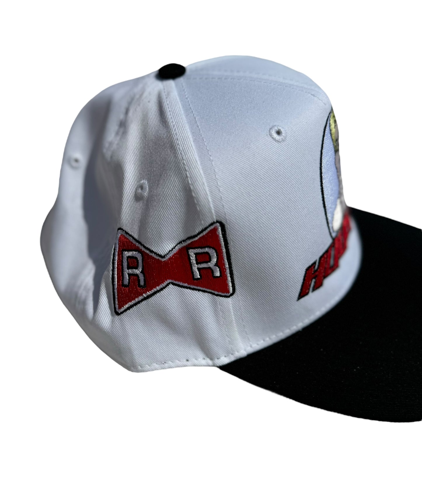 Black and white  Hat-  Hook ups Andriod 18