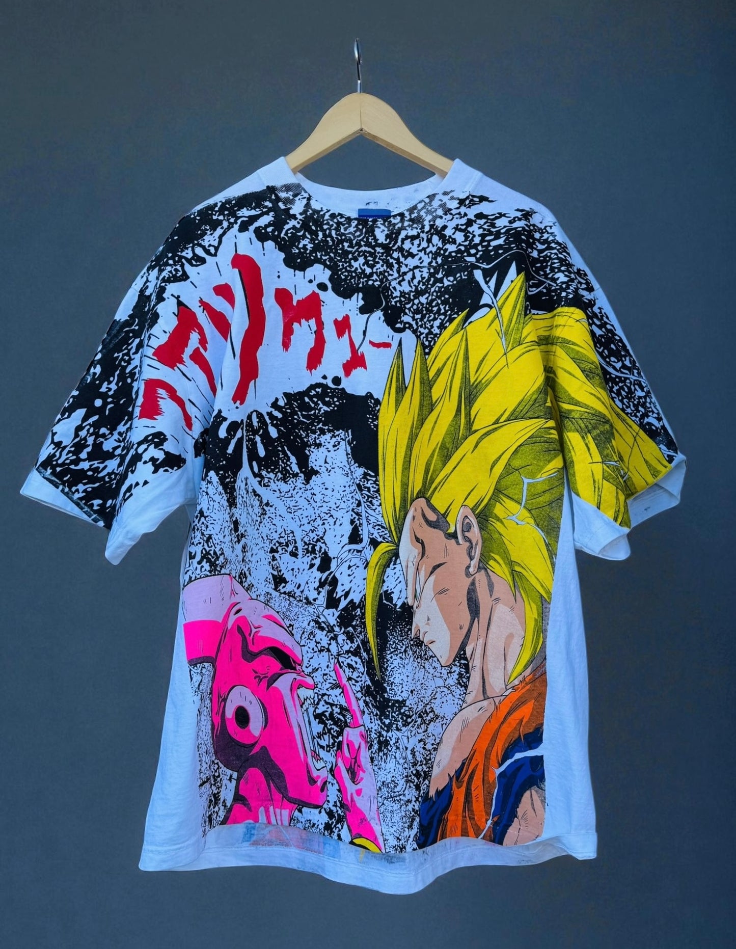 White - Buu Vs Goku Mega print