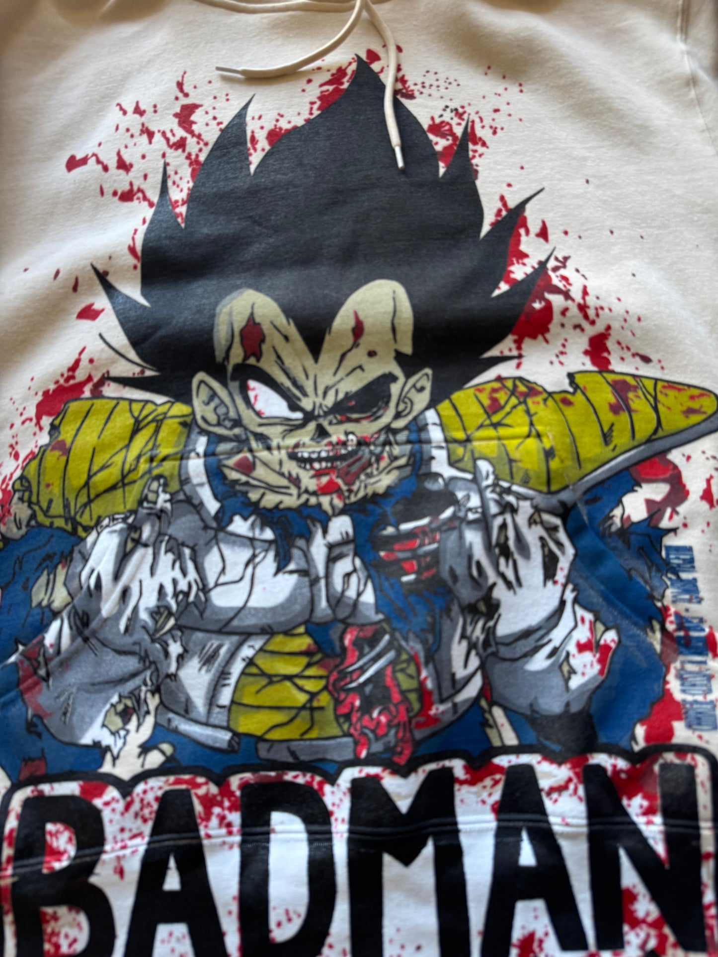 Cream HOODIE - Zombie Vegeta