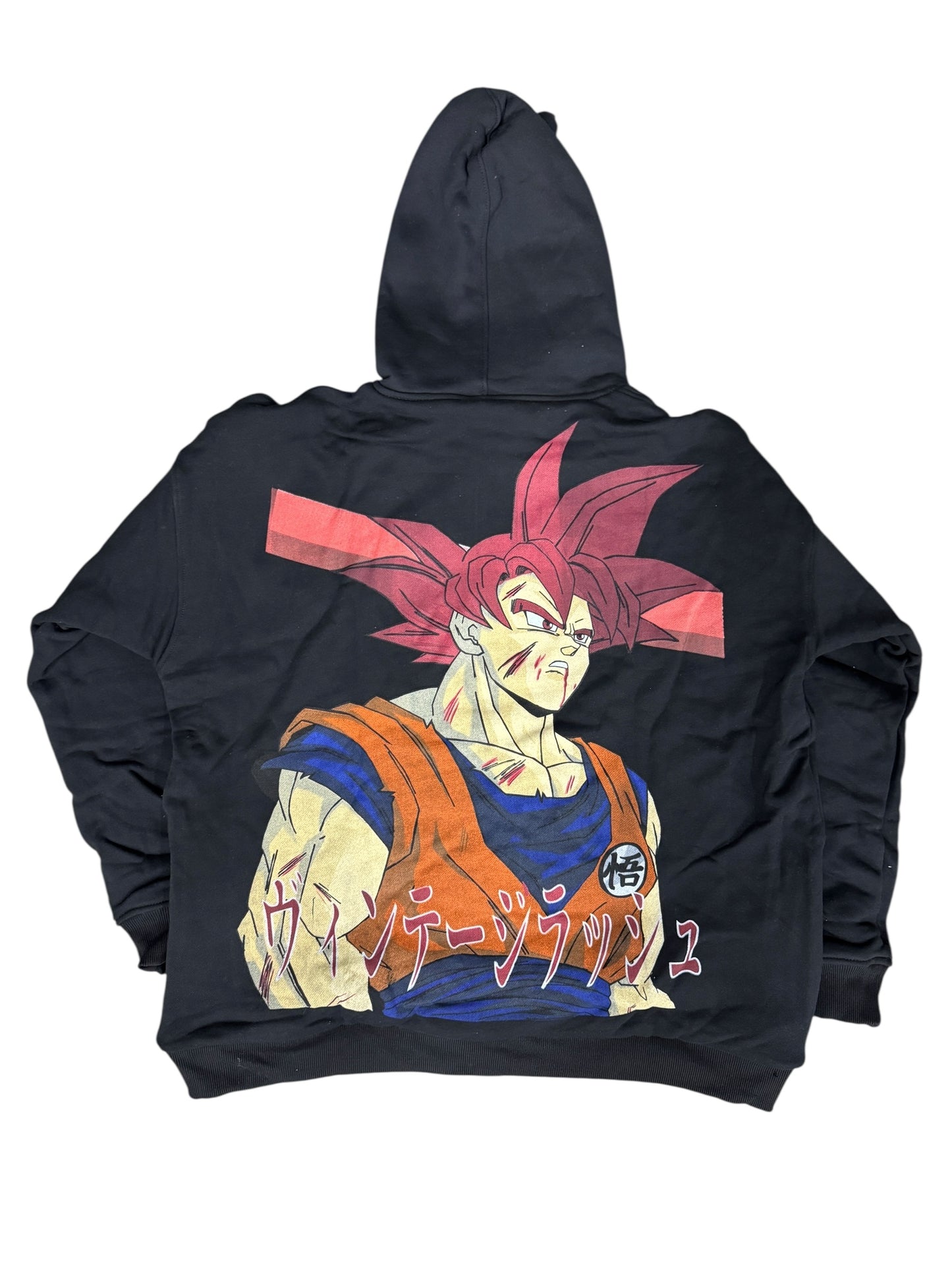Black -Large-Goku Breaking Point Premium Hoodie