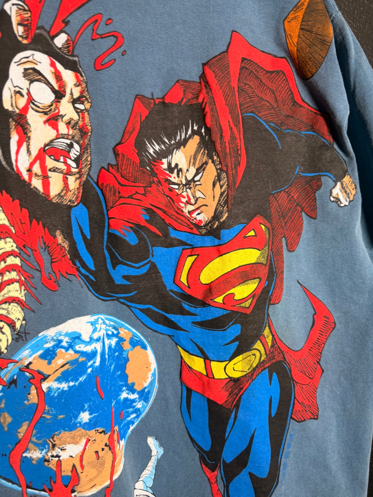 Faded blue - Superman Fatality Kills front - Sub Zero Fatality