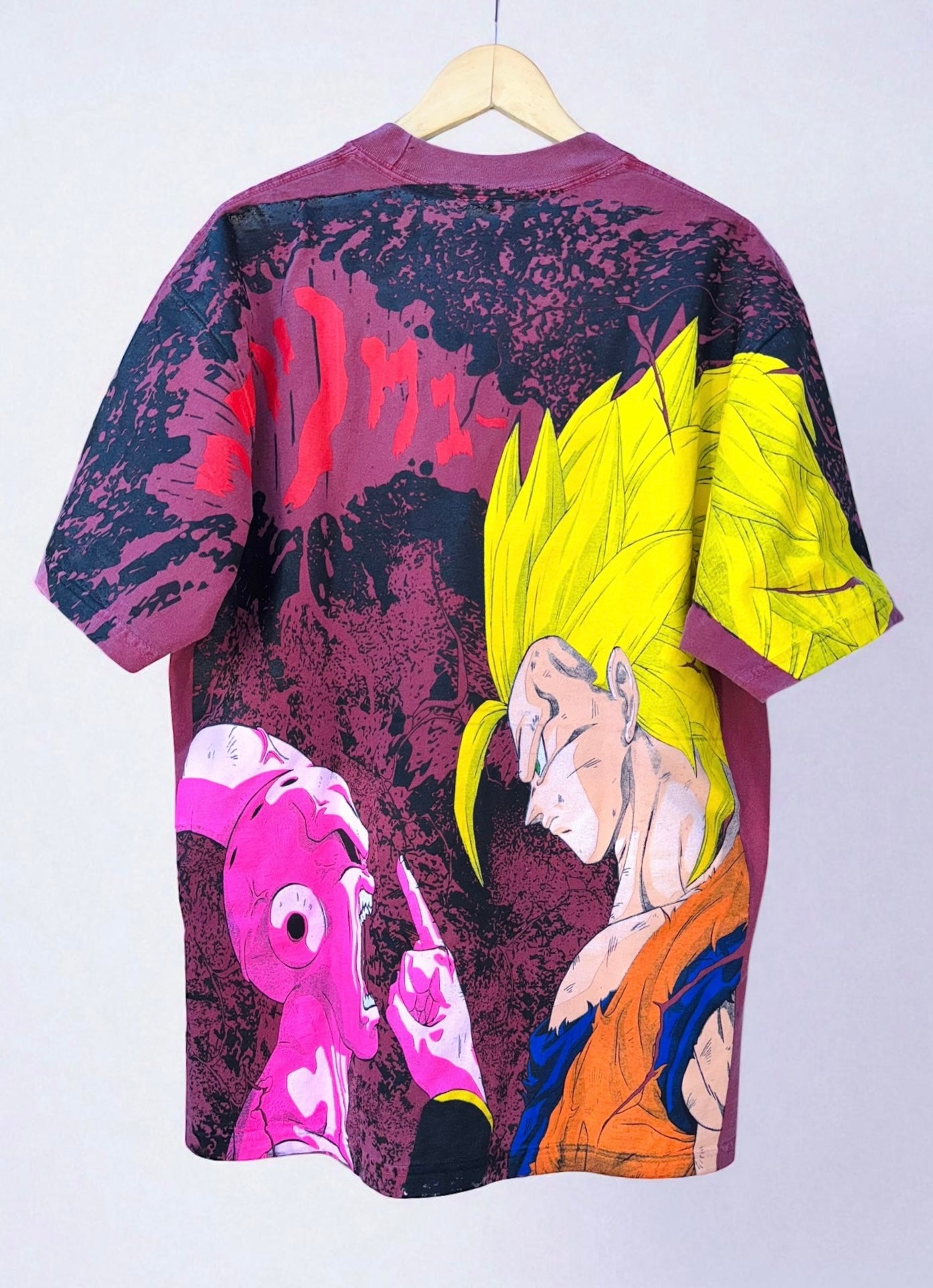 Faded Red - Buu Vs Goku Mega print