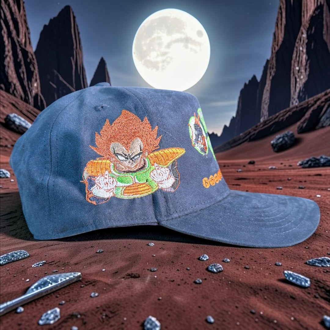 Navy Blue Suede Hat - Arlia Vegeta - DBZ