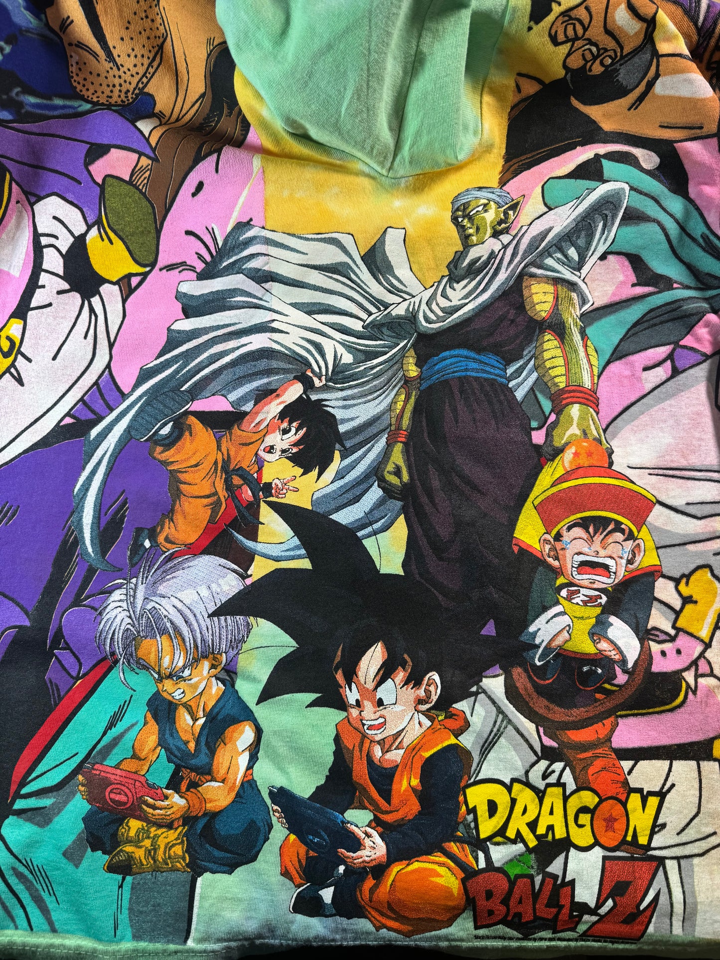 Sherbet Tie Dye - Gotenks Front - Gohan Back - Uncle Piccolo Babysits Sides - 360 Shirt