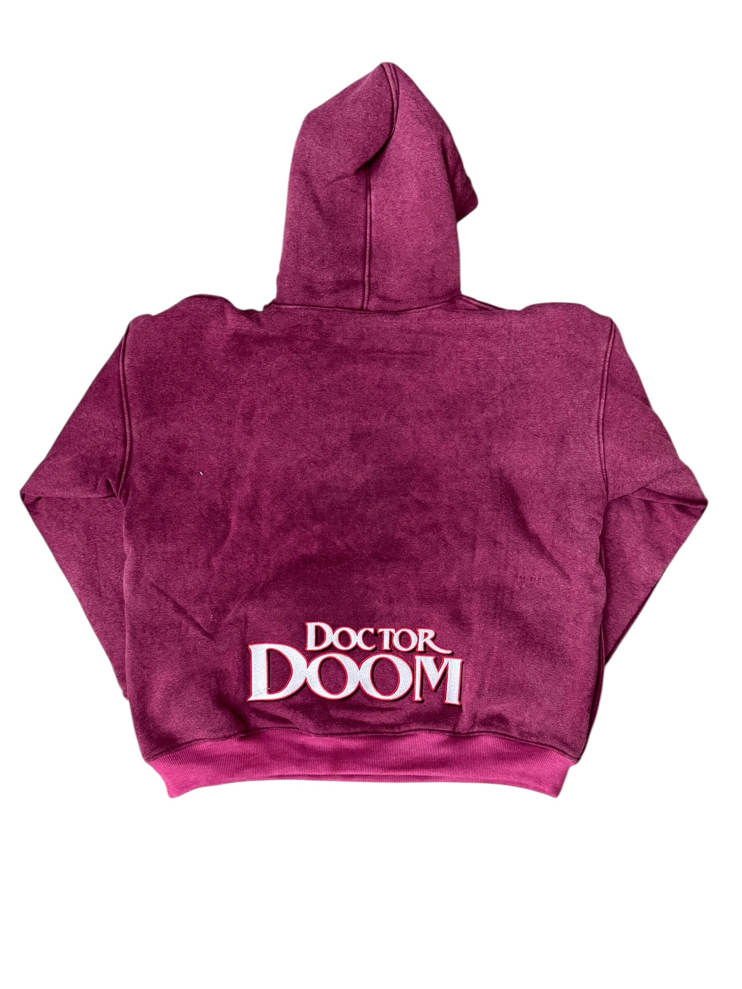 Burgundy-Large- Empire Doom Big Mask Premium Jacket