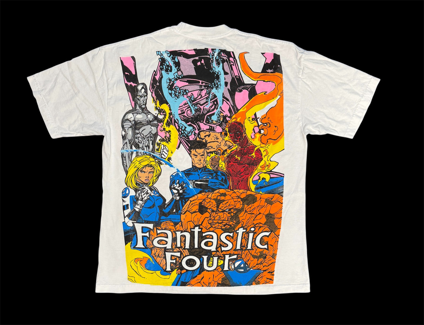 (Black Friday) (Imperfections) -White-XL- Fantastic Four Family Front/Galactus Front