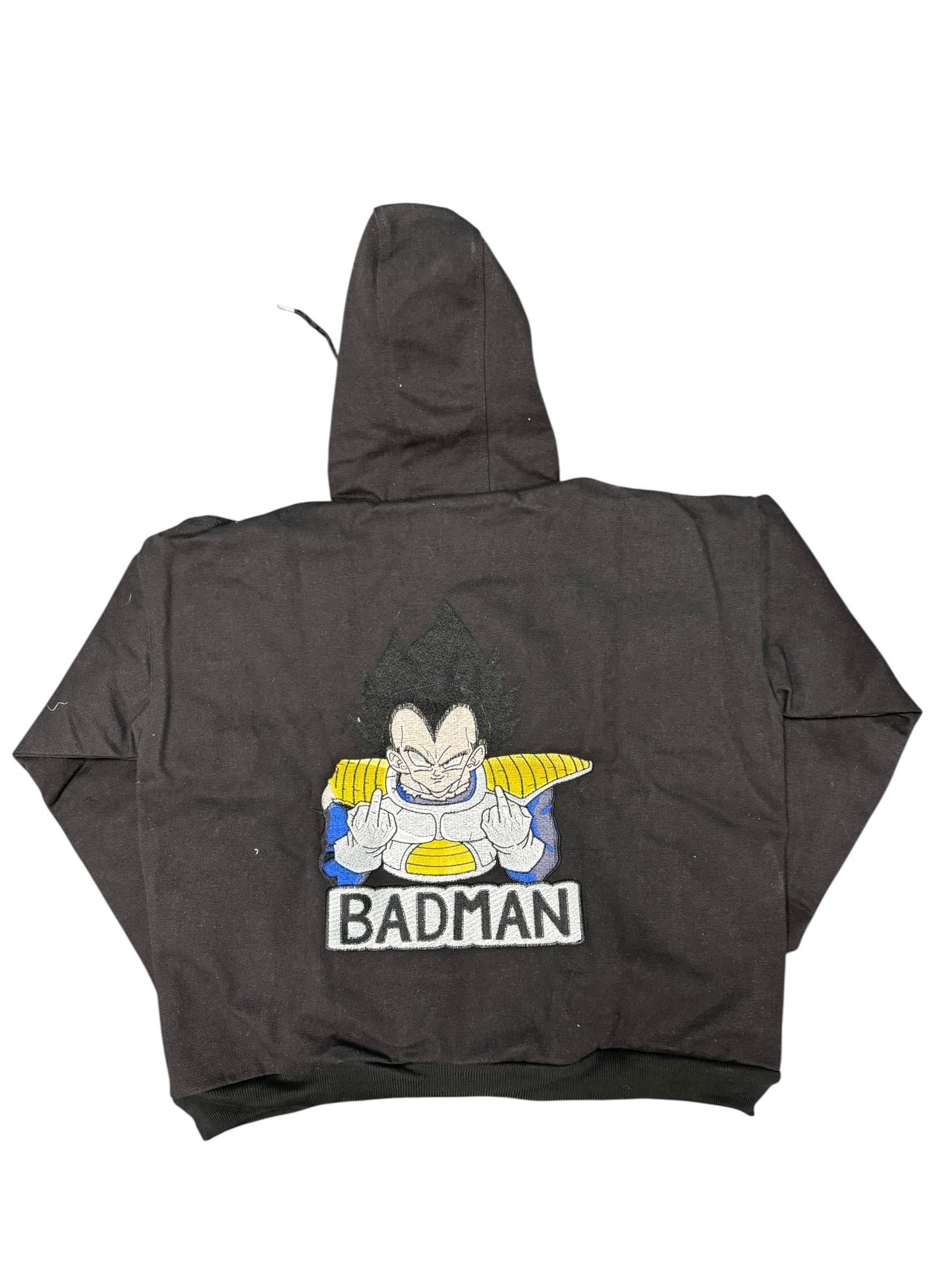 Black -Large-Badman Premium Hoodie
