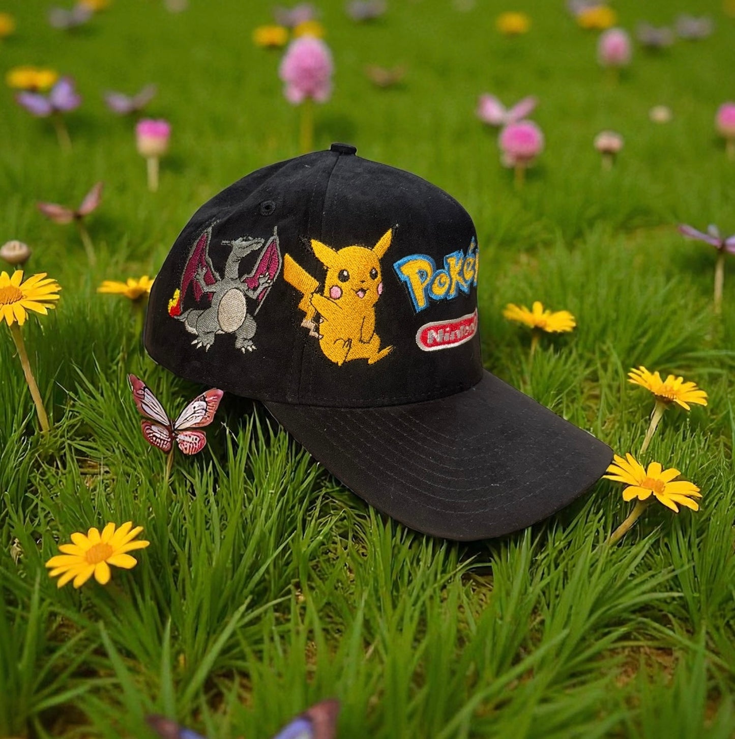 Black suede print - Shinny Poke Starter Hat