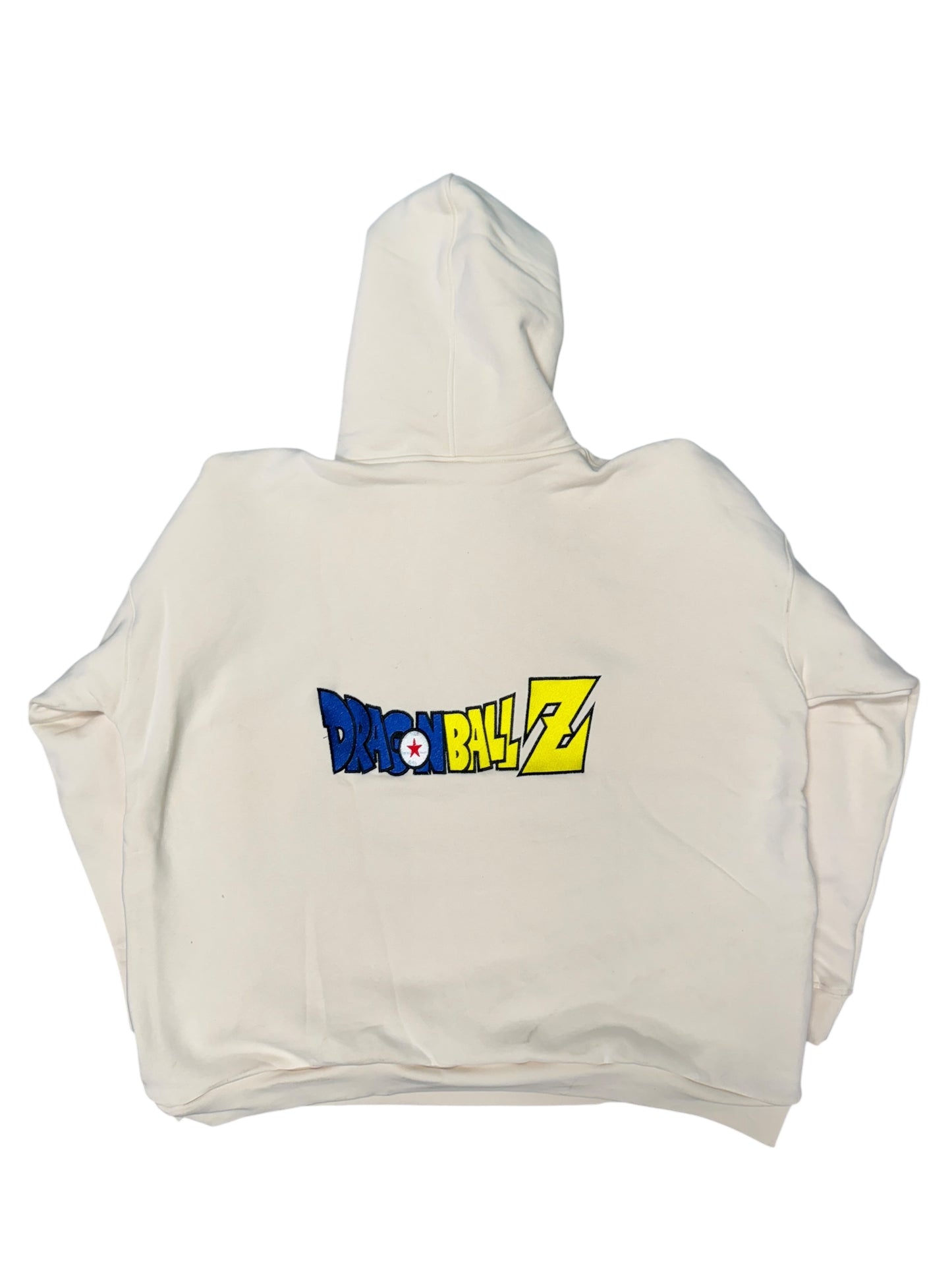 Cream-2XL, 3XL-Super Saiyan Vegeta Hoodie