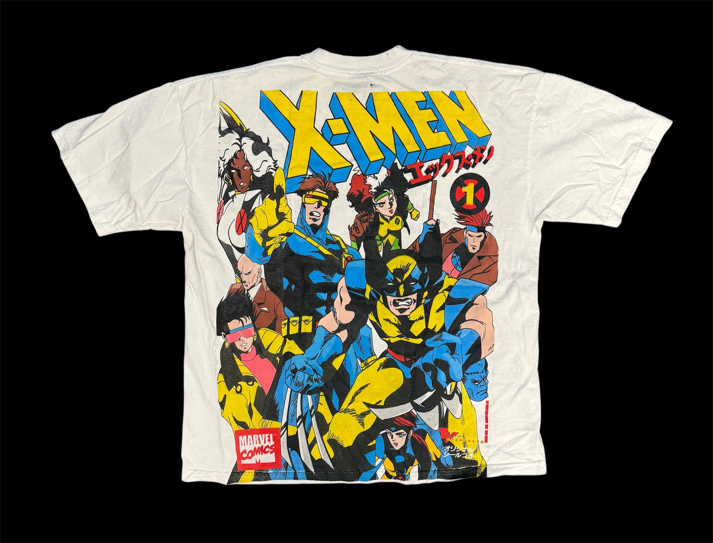 (Black Friday)-XL-White-X-Men Manga Cover Magneto Front